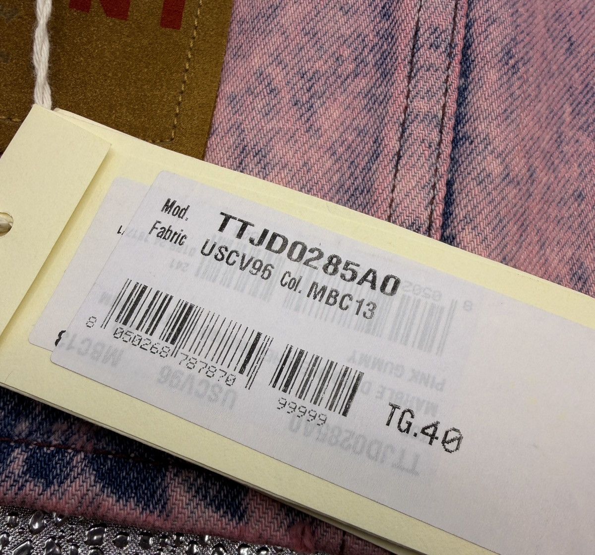 Marni Marni Pink Paneled Denim Tank top Size S / US 4 / IT 40 - 3 Thumbnail