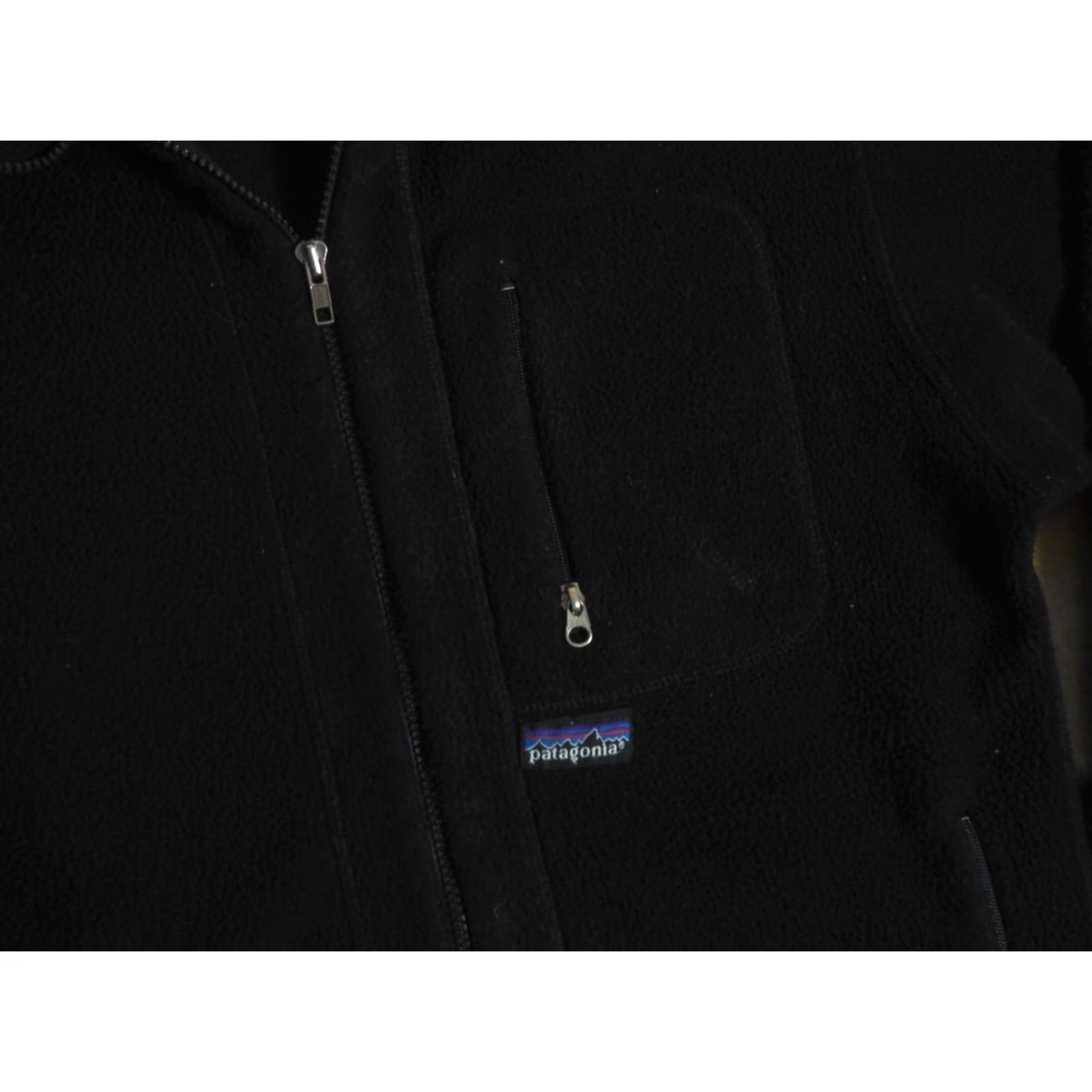 Patagonia VTG Patagonia Synchilla USA 1997 Jacket - Black Fleece Zip Short Outdoor Hiking Mens M Size US M / EU 48-50 / 2 - 4 Thumbnail