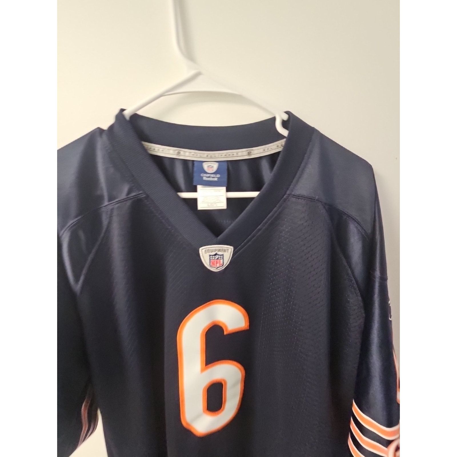 Reebok Chicago Bears Jersey XL +2L Blue Orange Reebok Jay Cutler #6 Size US XL / EU 56 / 4 - 6 Thumbnail