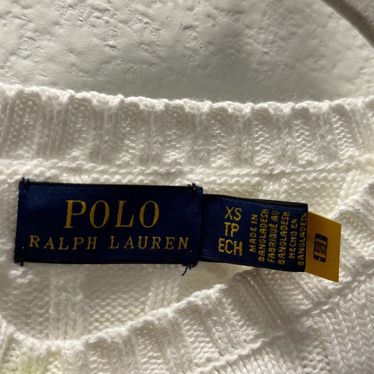 Polo Ralph Lauren Cable knit crewneck sweater (long-sleeve) Size XS / US 0-2 / IT 36-38 - 3 Thumbnail