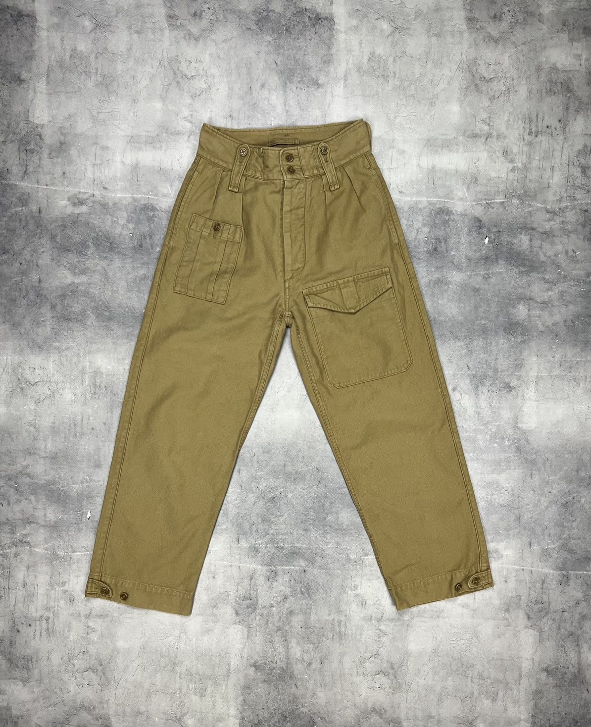 Nigel Cabourn - BRITISH ARMY PANT VINTAGE TWILL BEIGE Sz 6