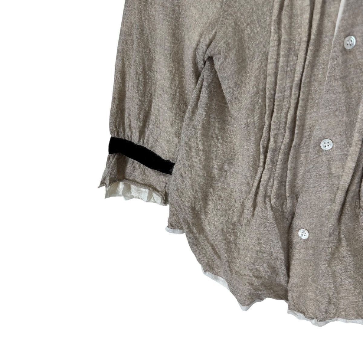 Comme des Garcons ☀️CDG TRICOT SS2007 BUTTON SHIRT Size S / US 4 / IT 40 - 8 Thumbnail