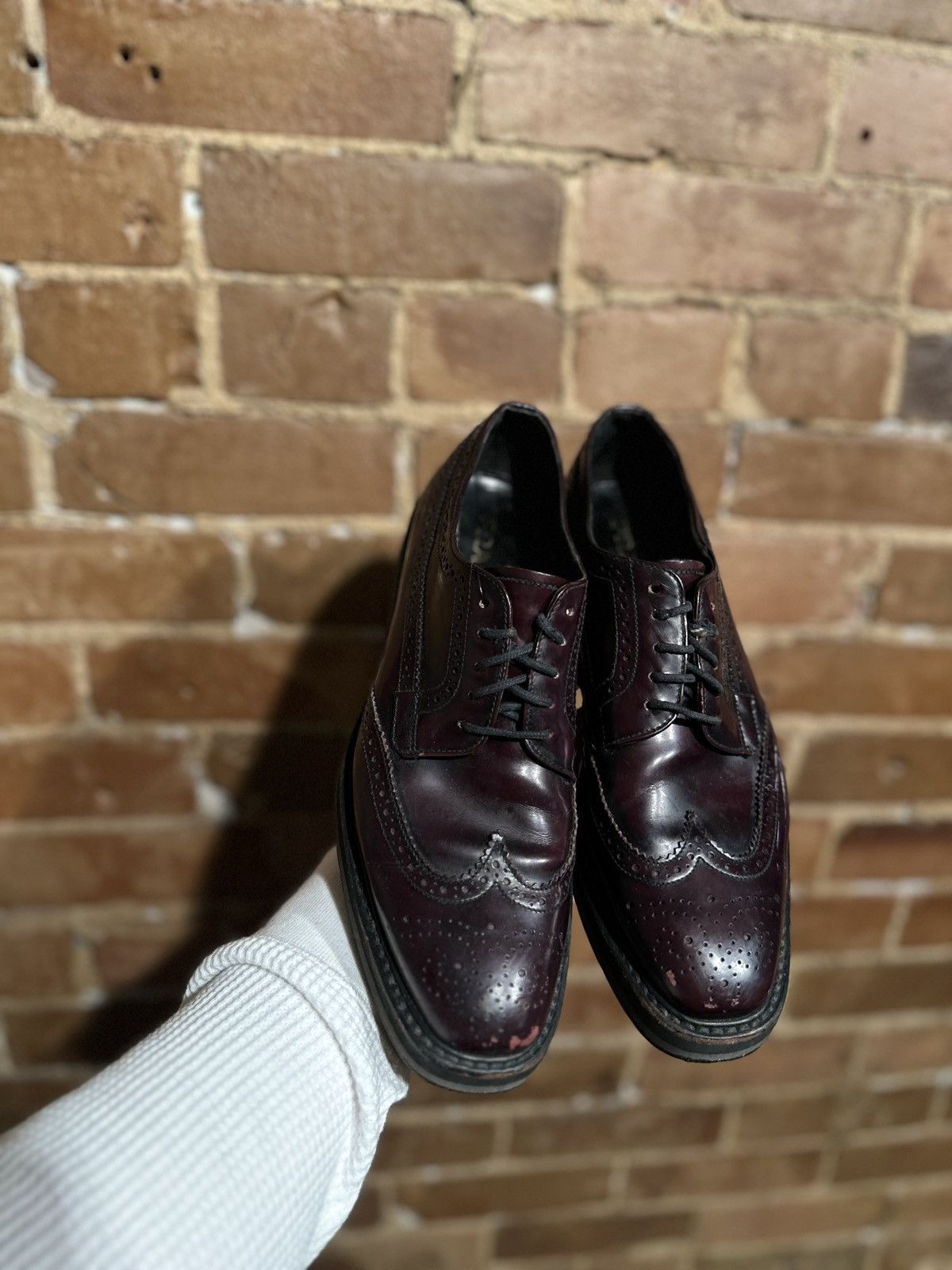 Prada Prada Platform Derby Brogues Size US 8.5 / IT 38.5 - 2 Thumbnail