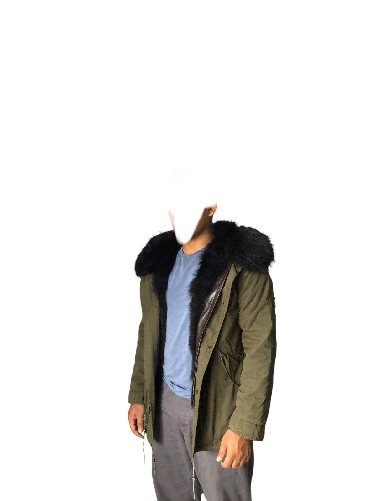 MR & MRS ITALY On Fire🔥 Mr & Mrs Italy Kayote Fur Army Green Parka Jacket Size XXS / US 00 / IT 34 - 20 Thumbnail