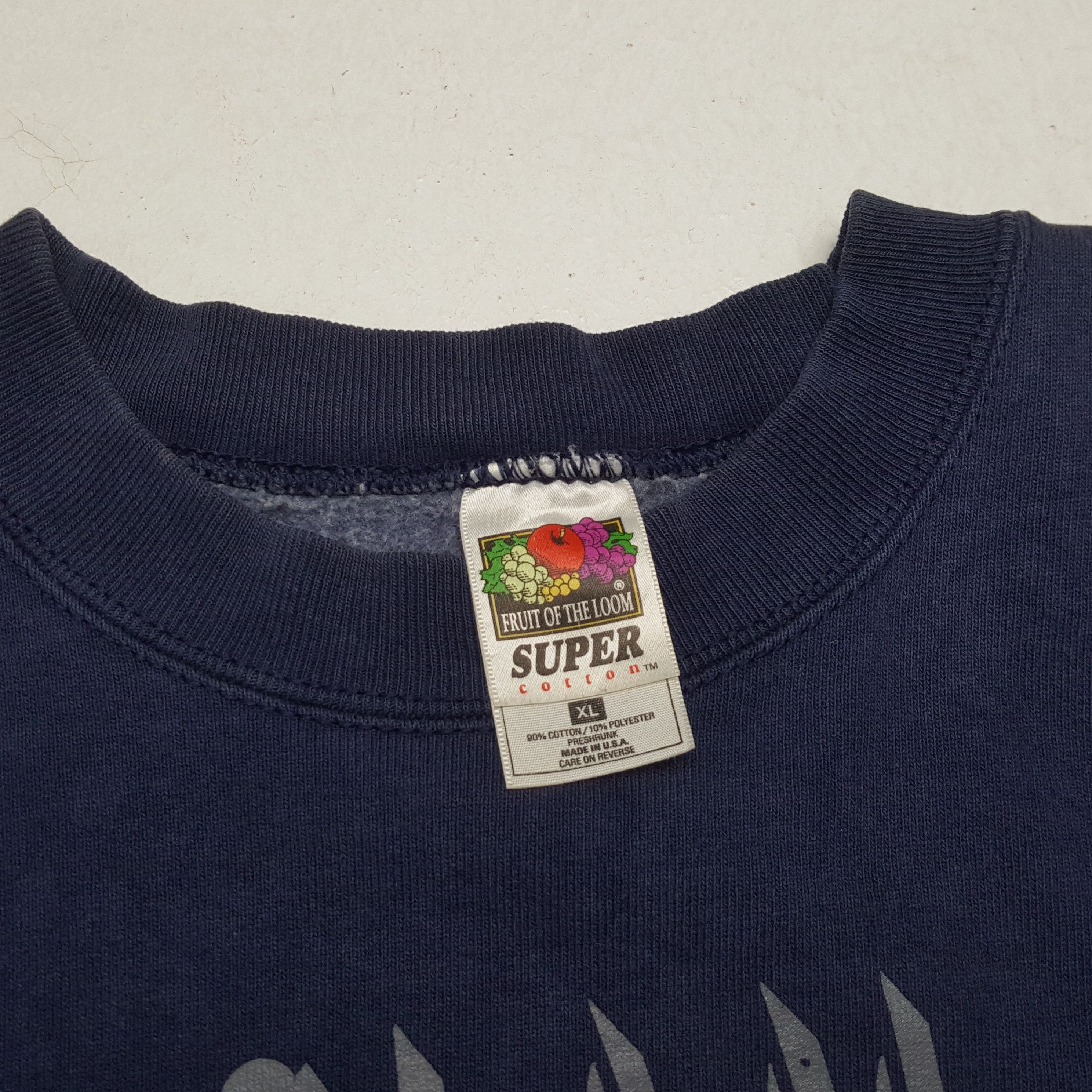 Band Tees × Fruit Of The Loom × Vintage SLAM-MIN RECORDS NEW YORK Music Vintage Sweatshirt Size US XL / EU 56 / 4 - 10 Thumbnail