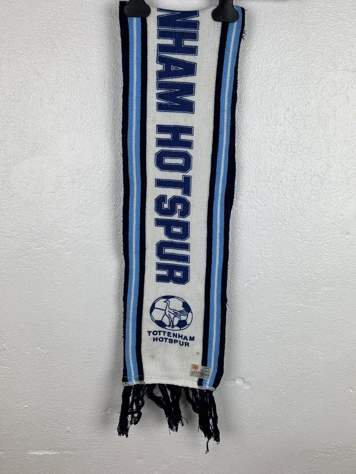 Vintage 90s Vintage Tottenham Hotspur Spurs 100% Acrylic Scarf Size ONE SIZE - 1 Thumbnail