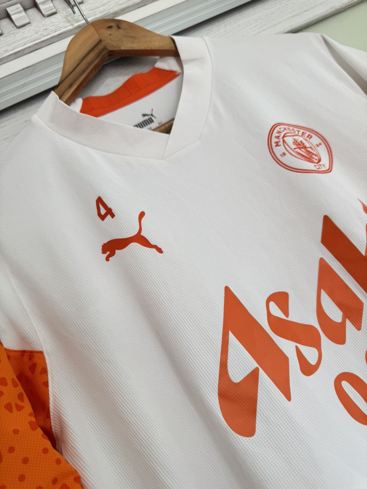 Puma K.Phillips #4 Manchester City 2023-2024 Player Issue Jersey Size US L / EU 52-54 / 3 - 7 Thumbnail
