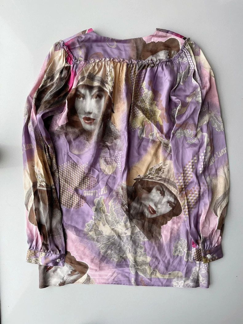 John Galliano John Galliano Vintage Girl Silk Shirt 2504-Nextarrow Size XS / US 0-2 / IT 36-38 - 5 Thumbnail