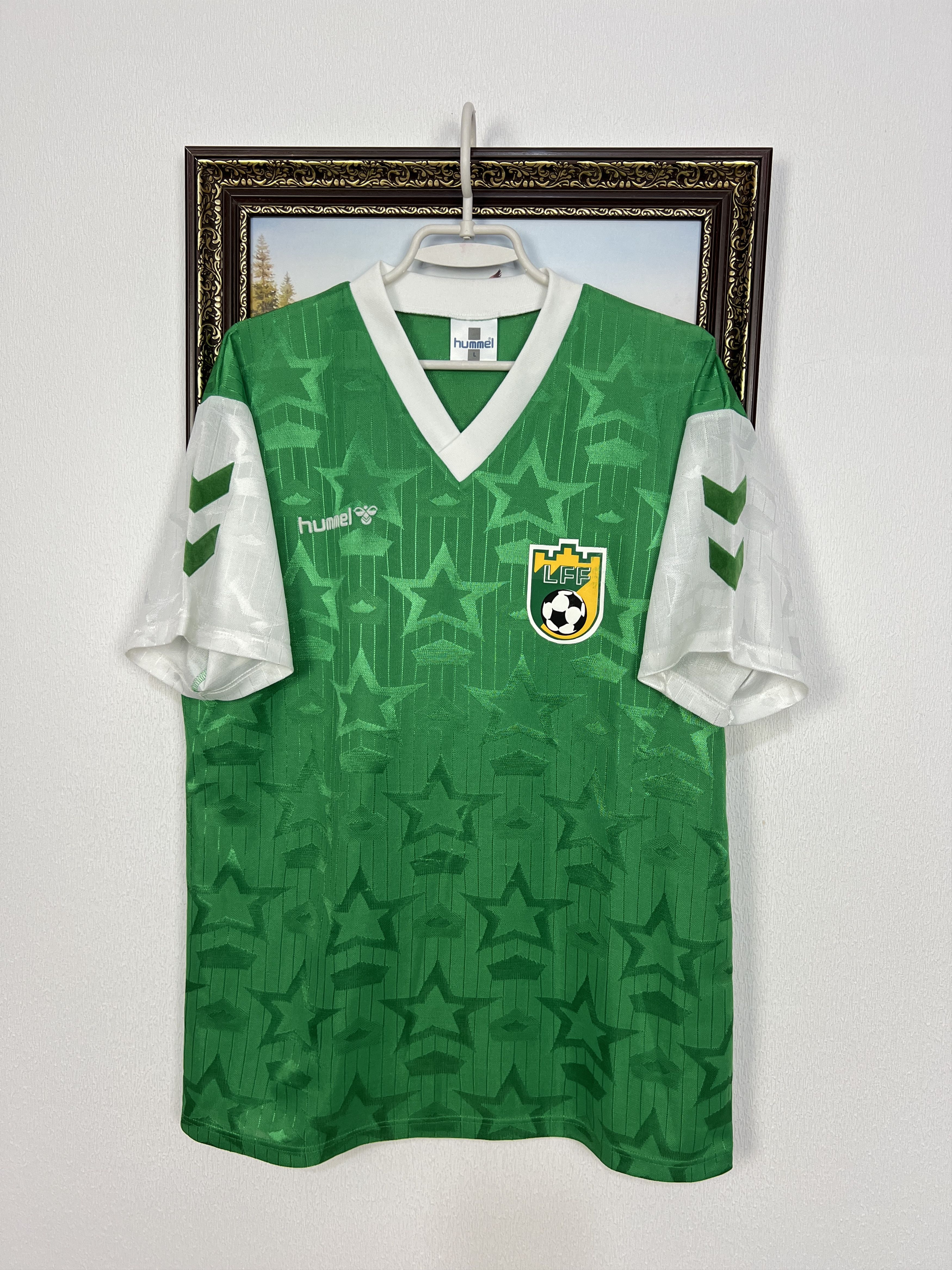 Hummel Lithuania Away football shirt 1998 Soccer Jersey National Size US L / EU 52-54 / 3 - 1 Thumbnail
