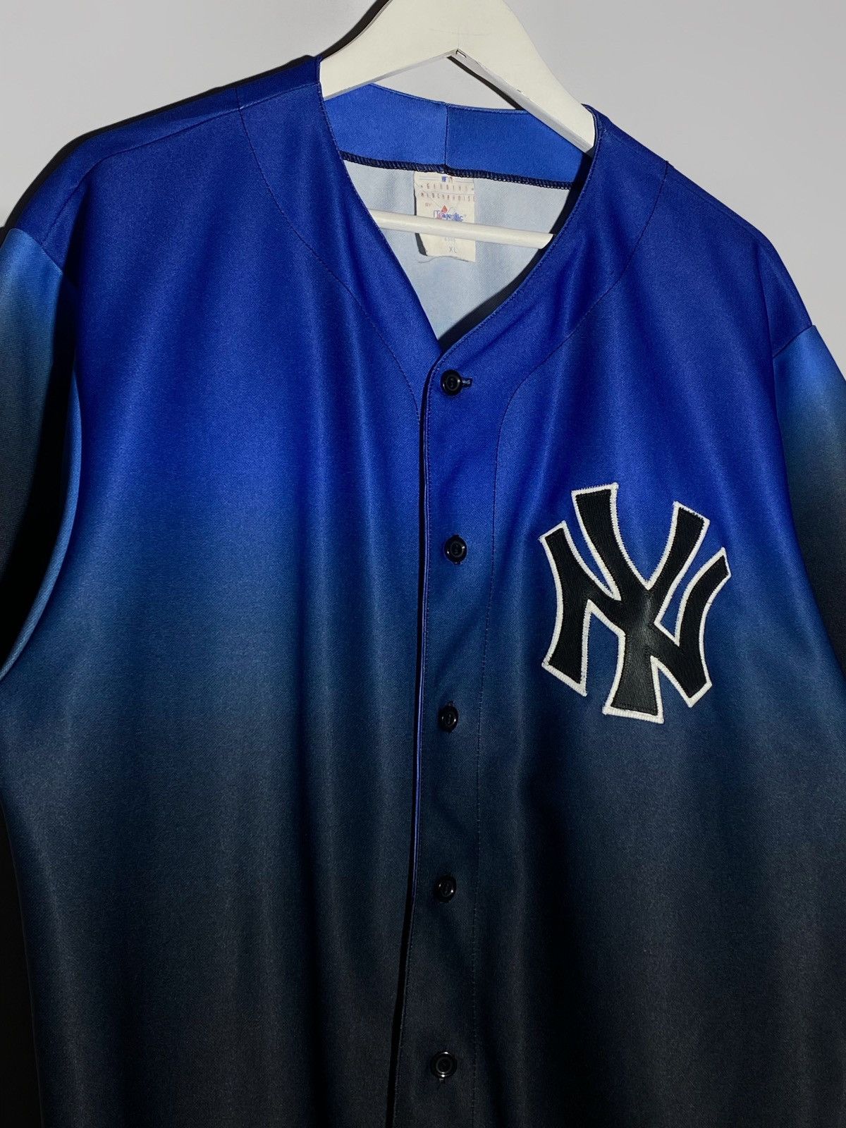 New York Yankees × Vintage Vintage 90s New York Yankees Majestic Jersey Size US XL / EU 56 / 4 - 3 Thumbnail