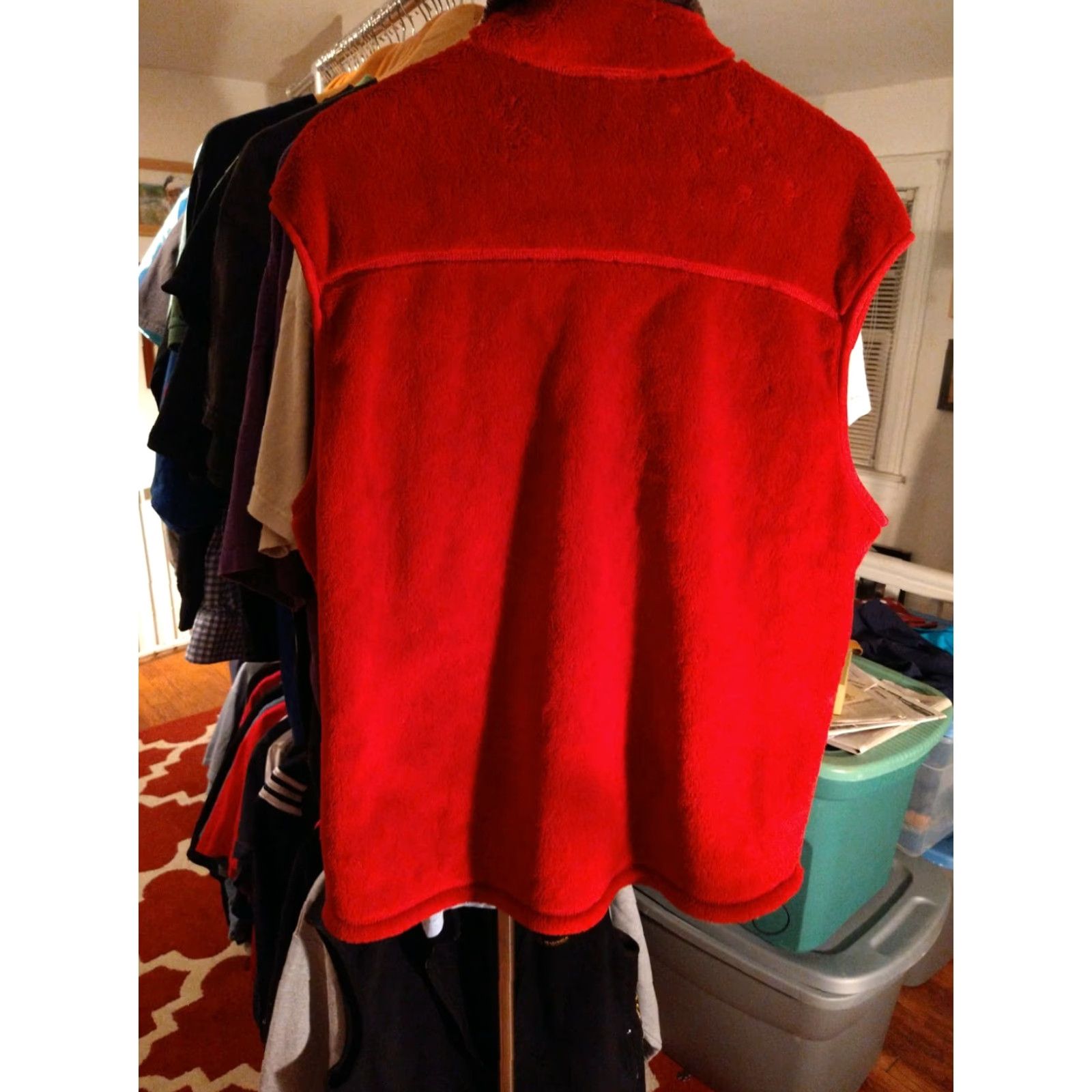 Patagonia VINTAGE Patagonia Woolyester Vest XL Made In USA Red Synchilla Hairy Polyester Mens Size US XL / EU 56 / 4 - 6 Thumbnail