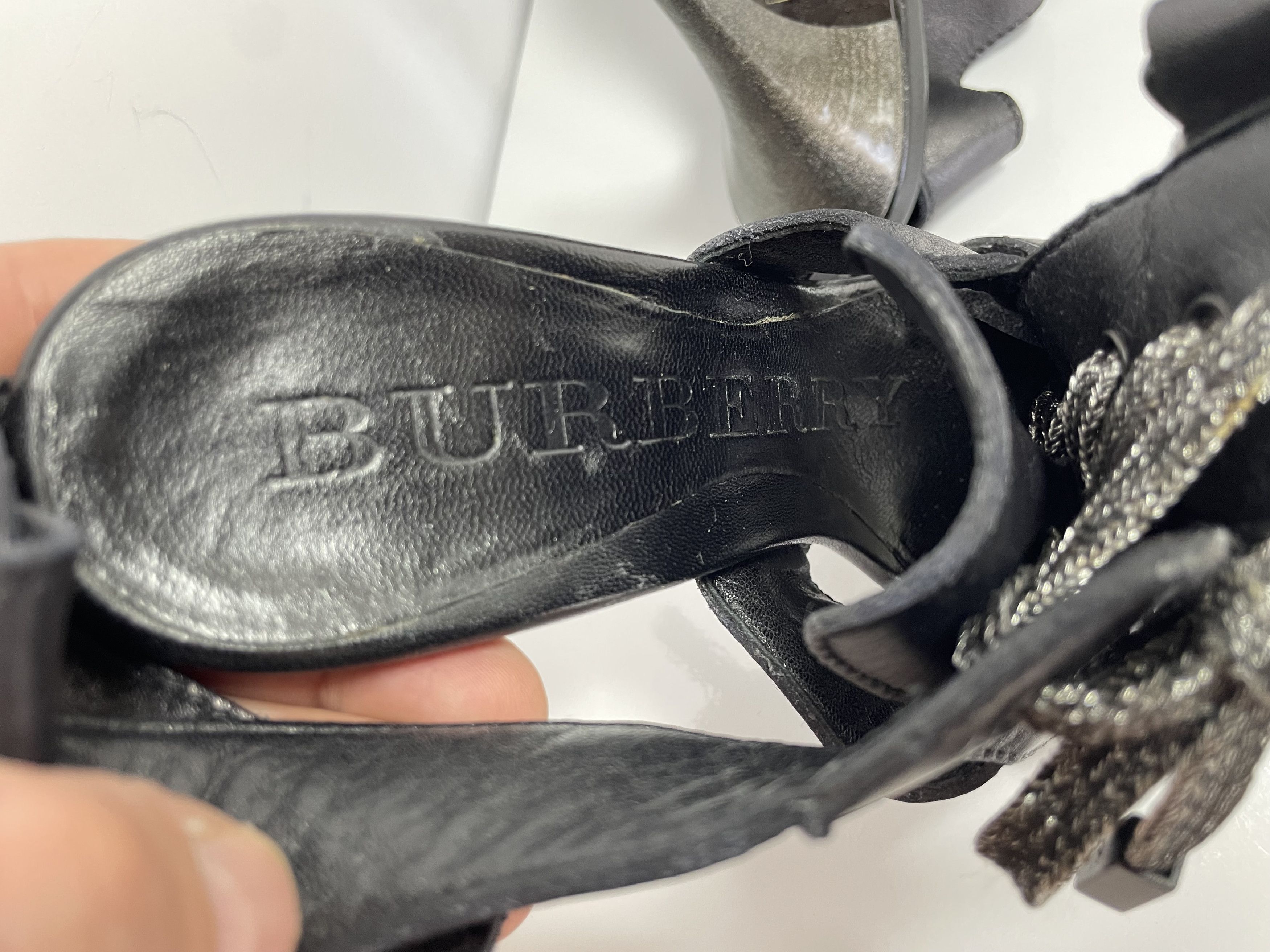 Burberry Burberry leather sandals vintage Size US 7 / IT 37 - 8 Thumbnail