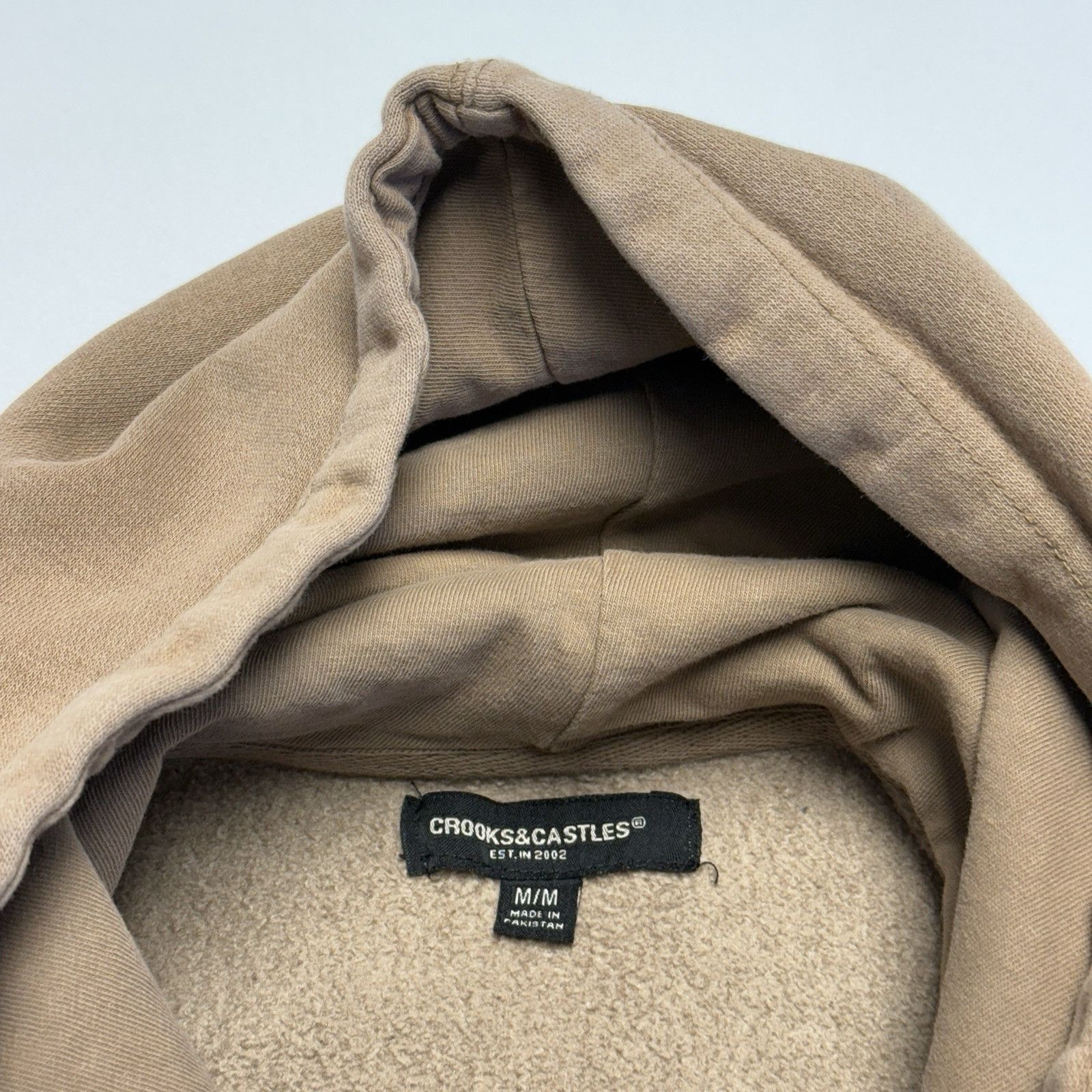 Crooks & Castles Crooks & Castles Hoodie Sweatshirt Mens Medium Brown Size US M / EU 48-50 / 2 - 7 Thumbnail