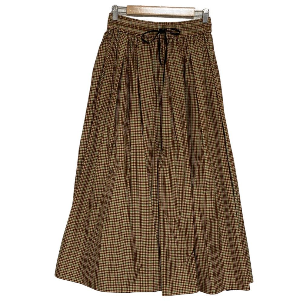 Other Other Blamink Check Gathered Flare Skirt Textile Skirts 7924-299-0284 DUTY FREE for USA Size ONE SIZE - 1 Thumbnail