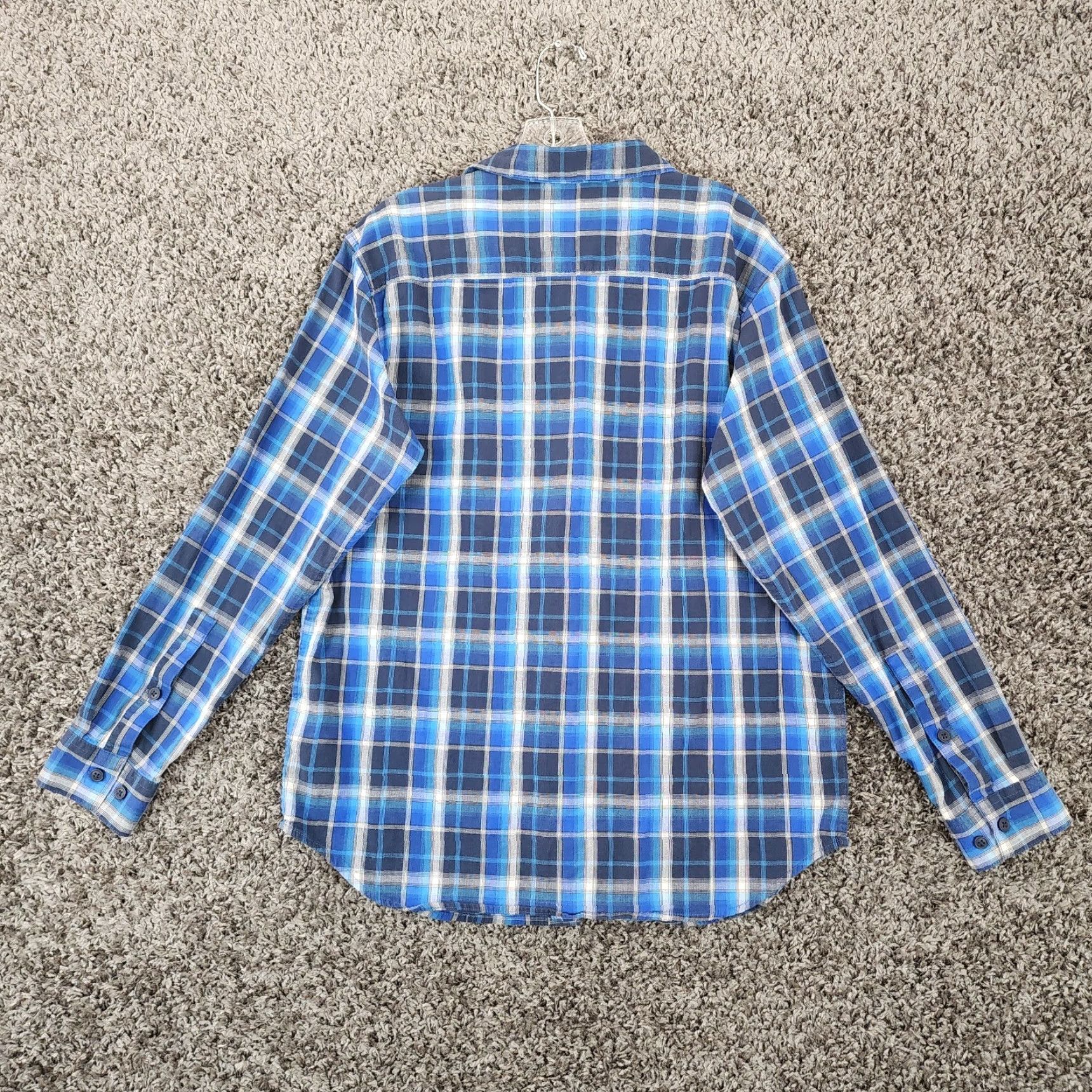 Vintage Columbia Mens Blue Plaid Long Sleeve Button-Up Size L Size US L / EU 52-54 / 3 - 5 Thumbnail