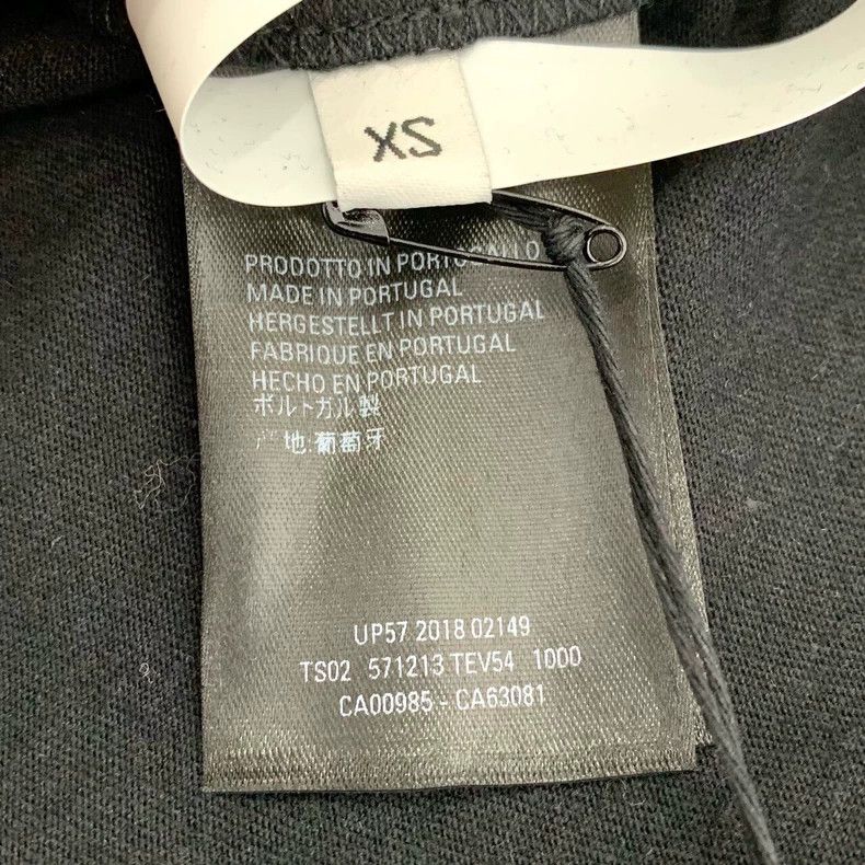 Balenciaga Balenciaga Full monogrammed logo crew neck black cotton sh Size XS / US 0-2 / IT 36-38 - 6 Thumbnail