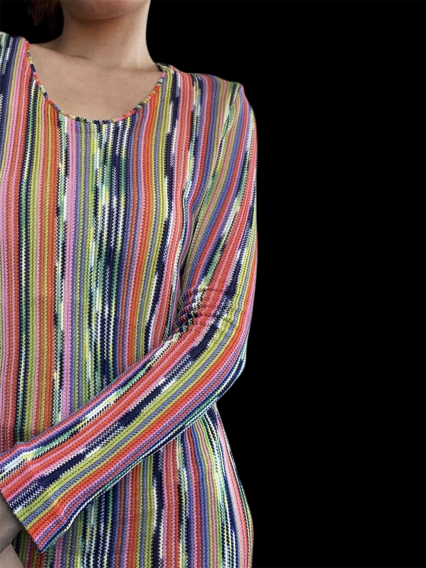 Missoni × Vintage Missoni Knit Dress Size M / US 6-8 / IT 42-44 - 4 Thumbnail