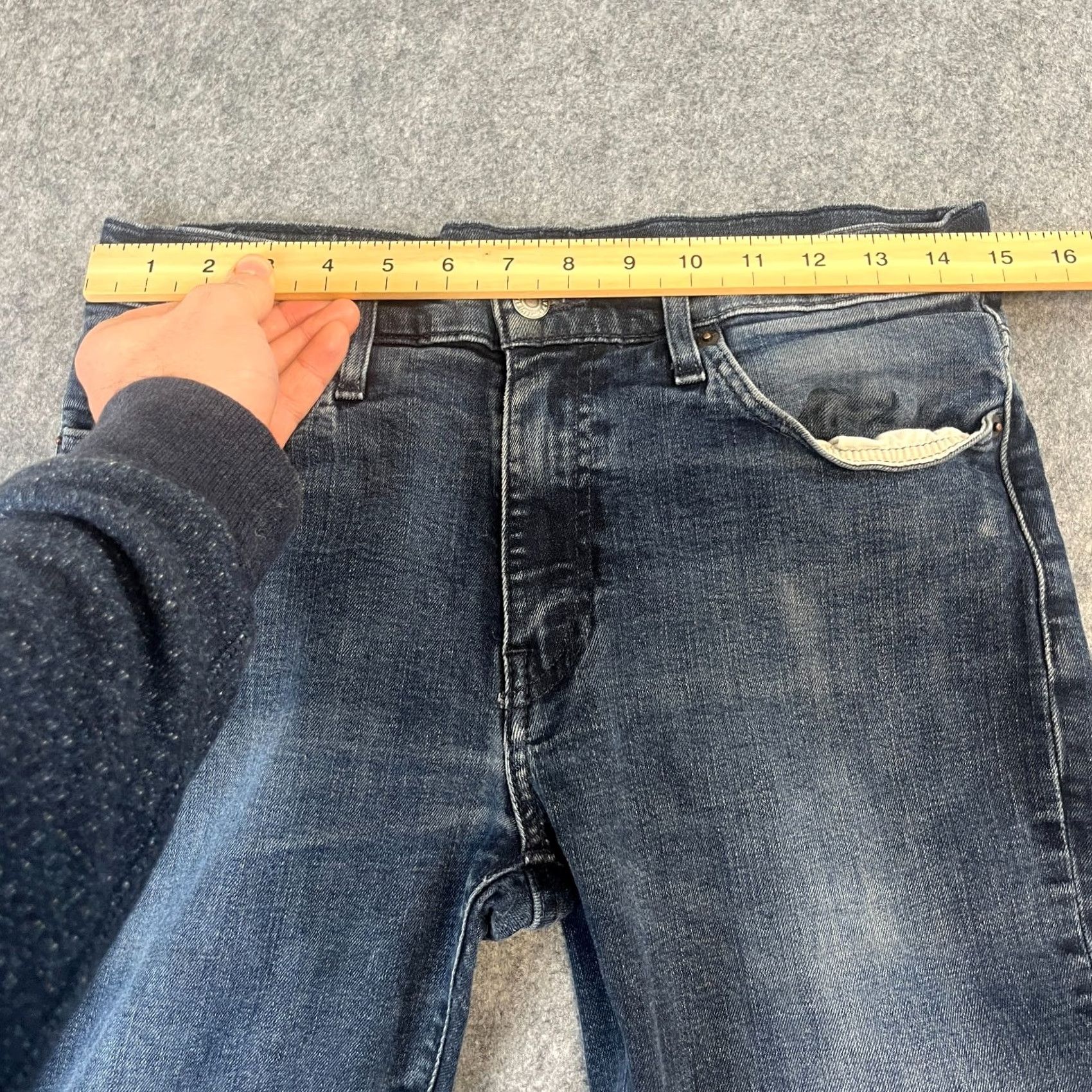 Levi's Levi's 511 Jeans Slim Skinny 32 32 Dark Wash Blue Stretch Vintage No Size US 32 / EU 48 - 6 Thumbnail