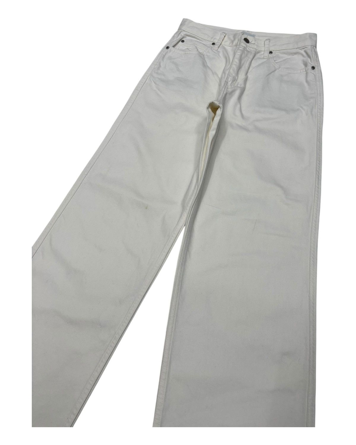 Helmut Lang × Uniqlo 🔥UNIQLO WHITE BAGGY JEANS LOOSE FIT INSPIRED HELMUT LANG Size US 28 / EU 44 - 5 Thumbnail