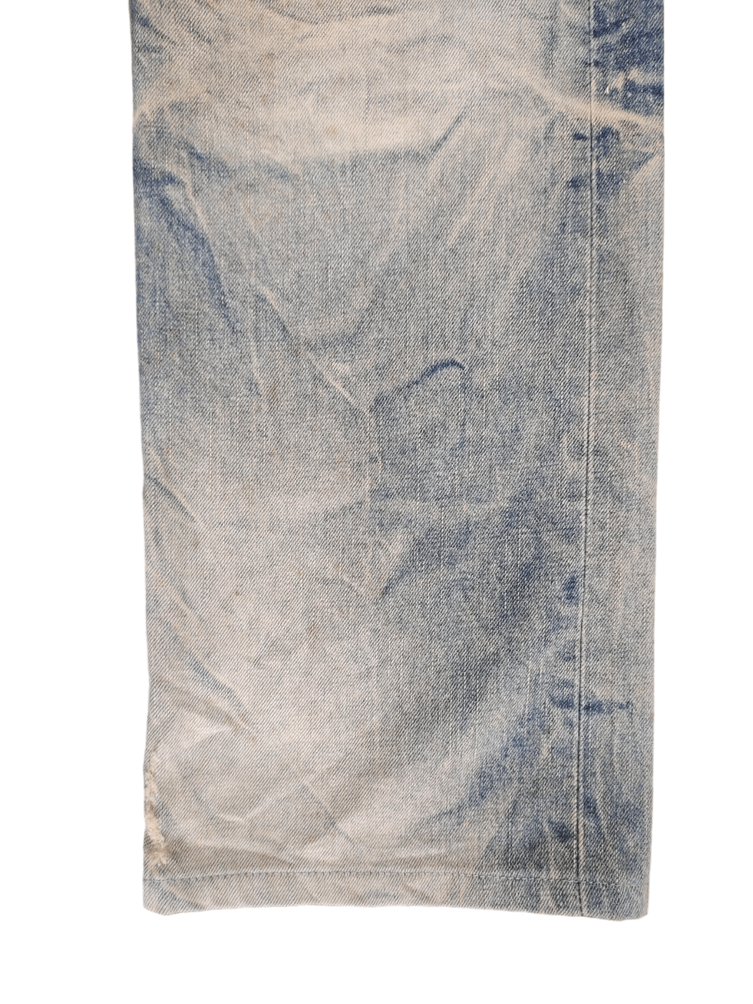 GOSTAR DE FUGA Japanese Brand A.V.H Custome Clawmark Distress Faded Jeans Size US 32 / EU 48 - 7 Thumbnail