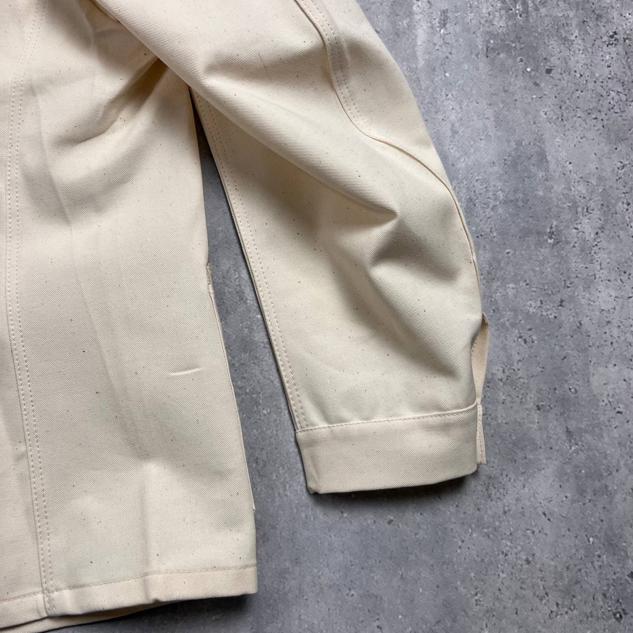 Le Laboureur Vintage 70s 80s Work 4-Pocket Chore Jacket Beige Size 50 Size US M / EU 48-50 / 2 - 20 Thumbnail