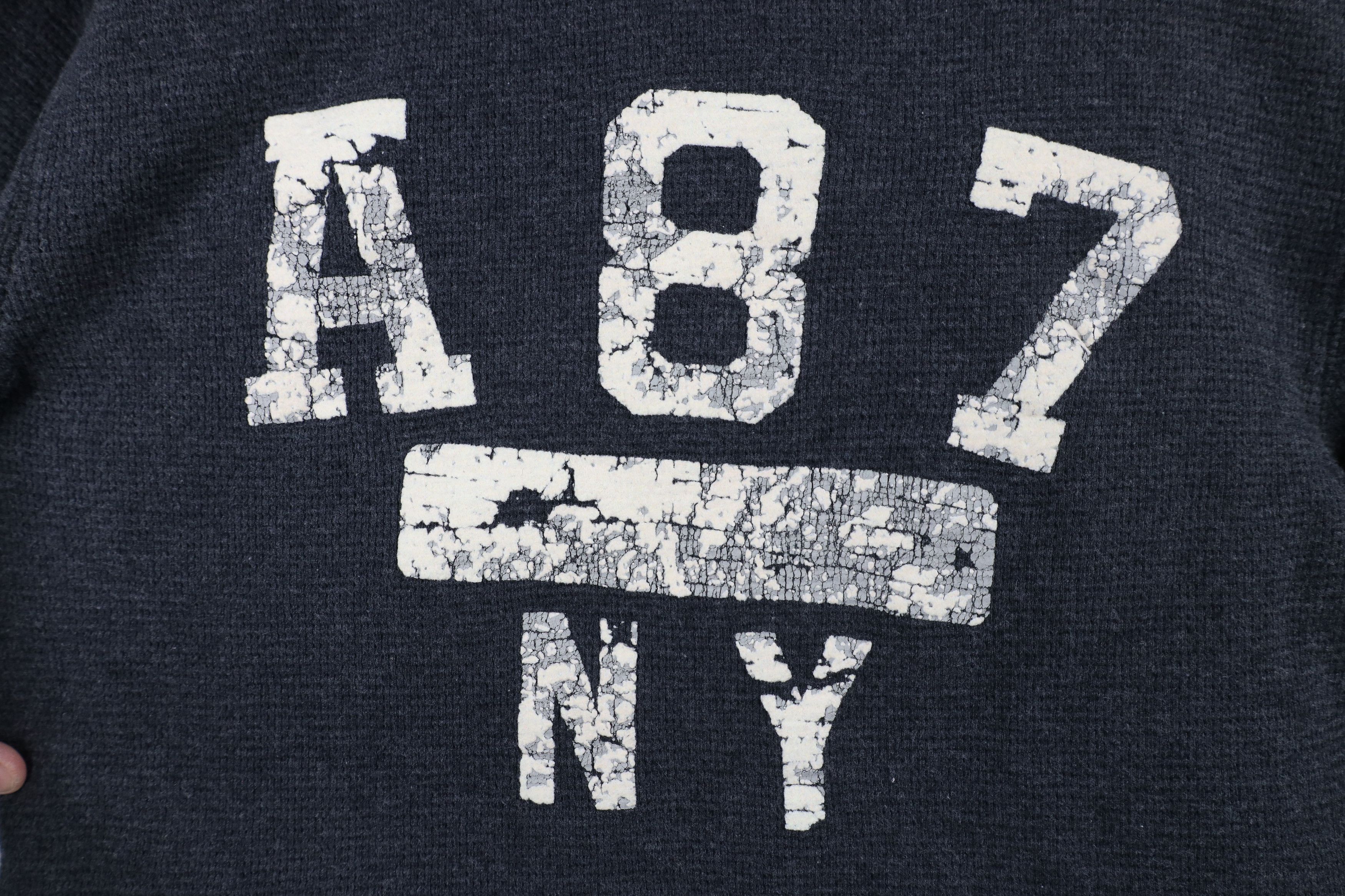 Aeropostale × Vintage Vintage Y2K Aeropostale Waffle Knit Long Sleve T-Shirt Size US M / EU 48-50 / 2 - 4 Thumbnail