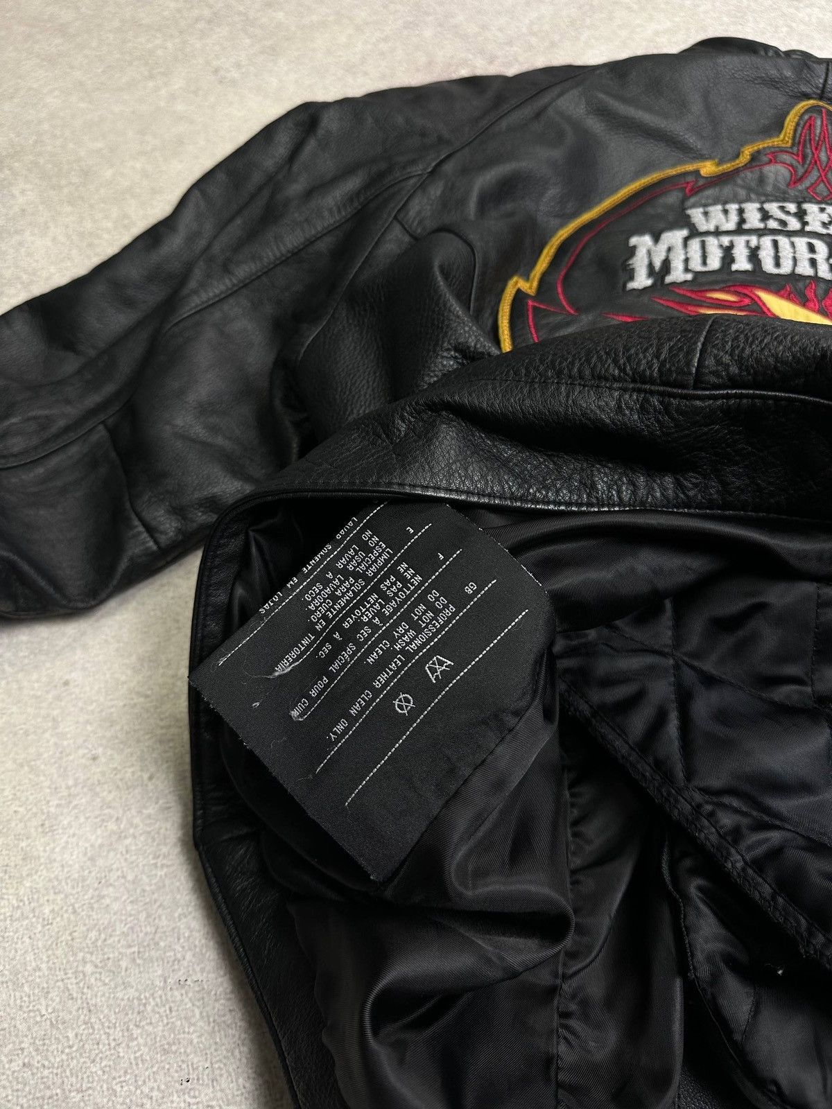 Genuine Leather Vintage Wiseman Motor Cycles Genuine Leather Moto Jacket M Size US M / EU 48-50 / 2 - 11 Thumbnail