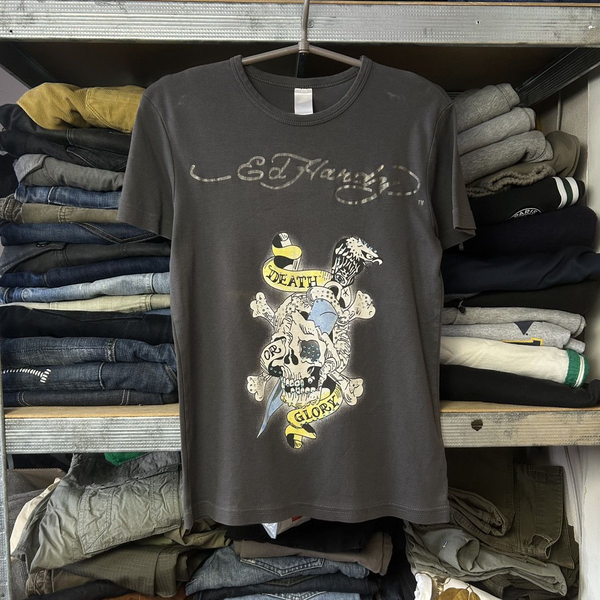 Ed Hardy Designer Ed Hardy by Christian Audigier y2k opium graphic te Size US M / EU 48-50 / 2 - 1 Thumbnail