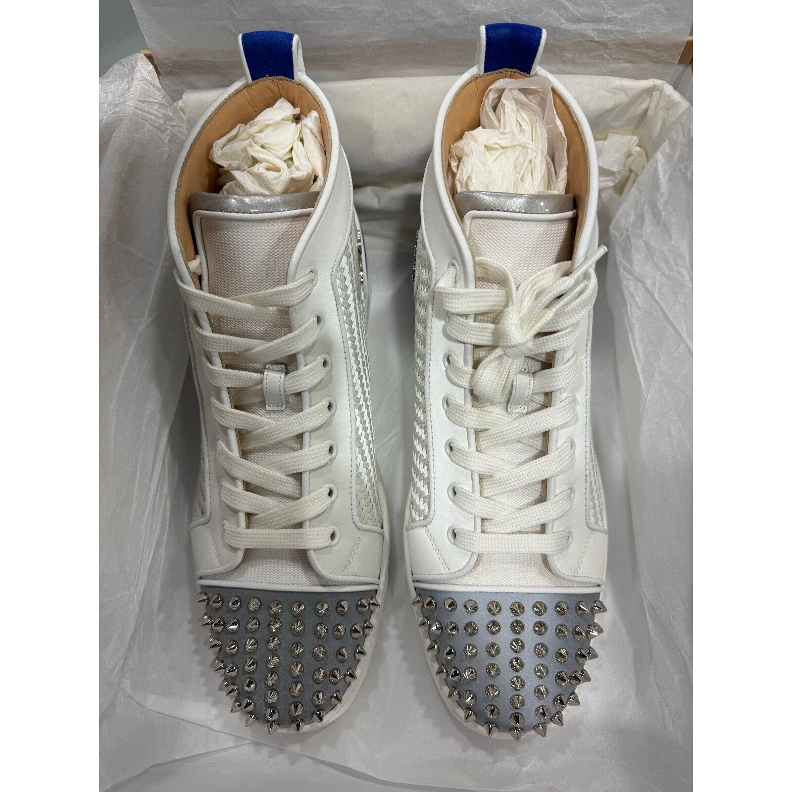 Christian Louboutin Christian Louboutin Lou Spikes Orlato High Top Sneaker Size US 11 / EU 44 - 17 Thumbnail