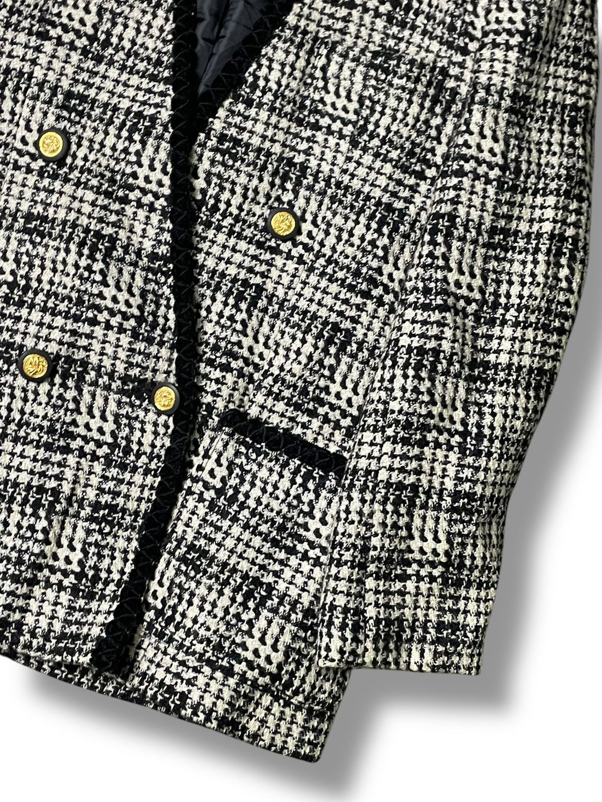 Japanese Brand × Vintage Miss Paris Brand Wool Tweed Fashion Jacket (66) Size XS / US 0-2 / IT 36-38 - 3 Thumbnail