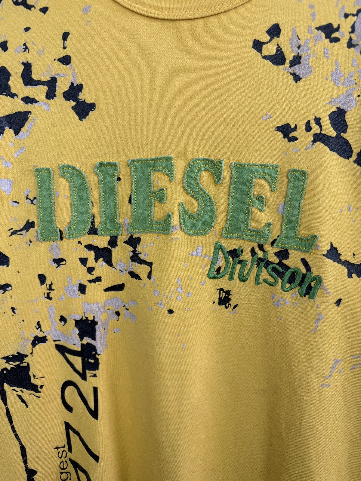 Diesel 🇺🇸 Vintage 90s Diesel Big logo T-Shirt Retro Rare Hype Y2K Size US M / EU 48-50 / 2 - 4 Thumbnail