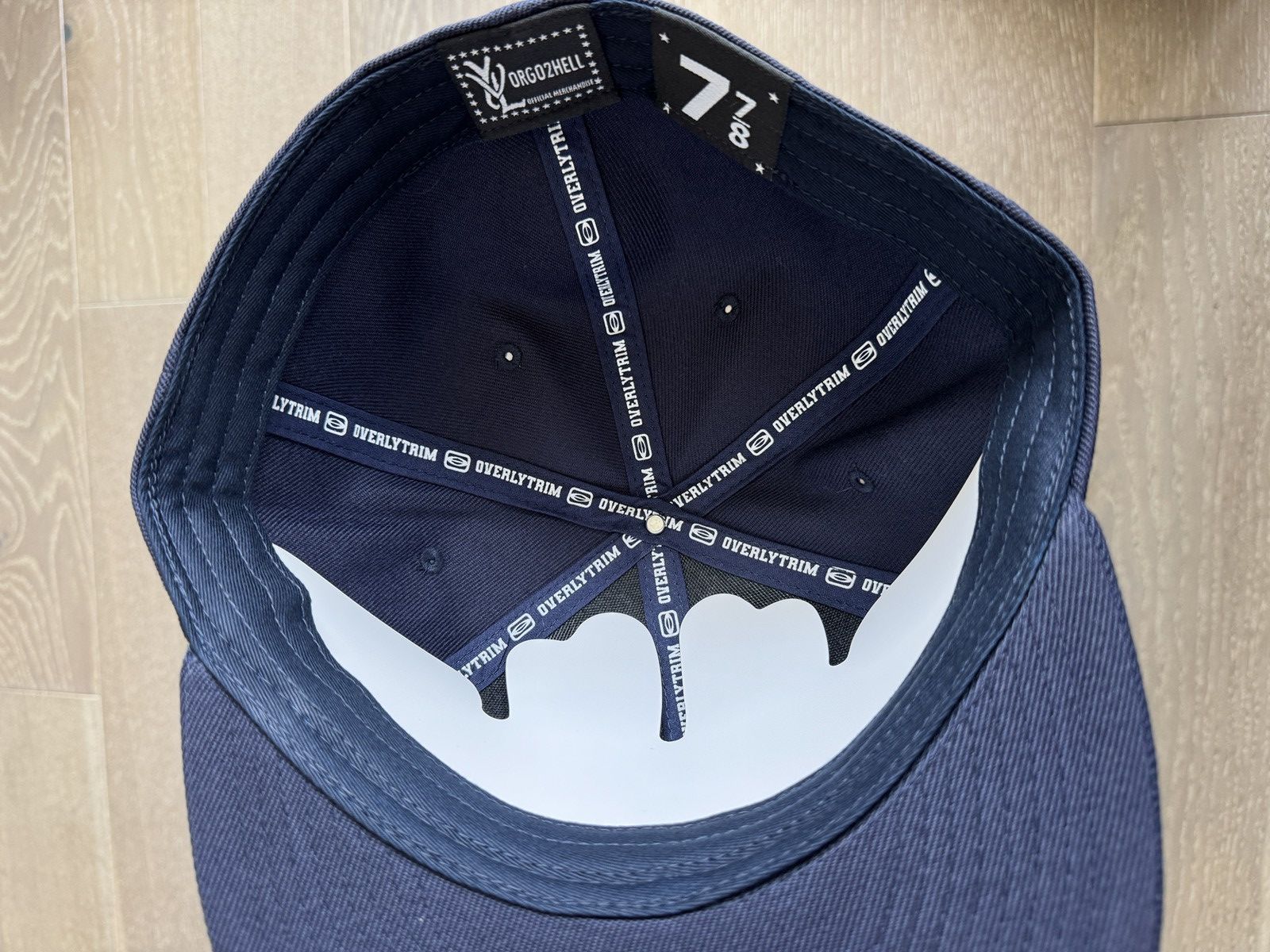 Playboi Carti 7 7/8 Playboi Carti YVL Fitted Hat NAVY White Opium ❤️✅ NEW Size ONE SIZE - 4 Thumbnail