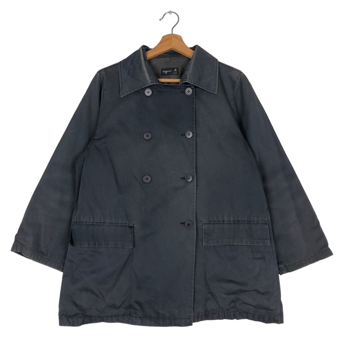 agnes b. 🔥Vintage Chore Jacket Agnes B. Double Breast Issey Miyake Size US M / EU 48-50 / 2 - 1 Thumbnail
