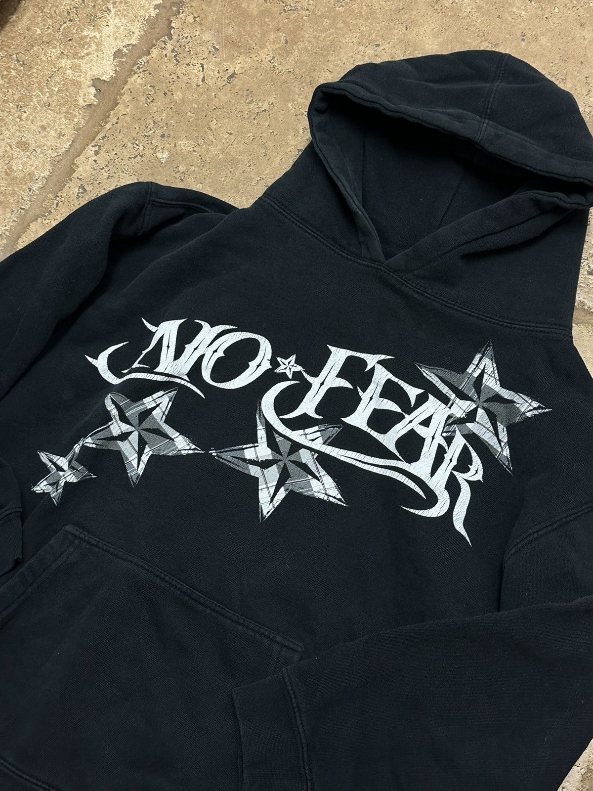 No Fear No Fear Vintage Y2K Stars Graphic Hoodie Kids Large Size US L / EU 52-54 / 3 - 2 Thumbnail