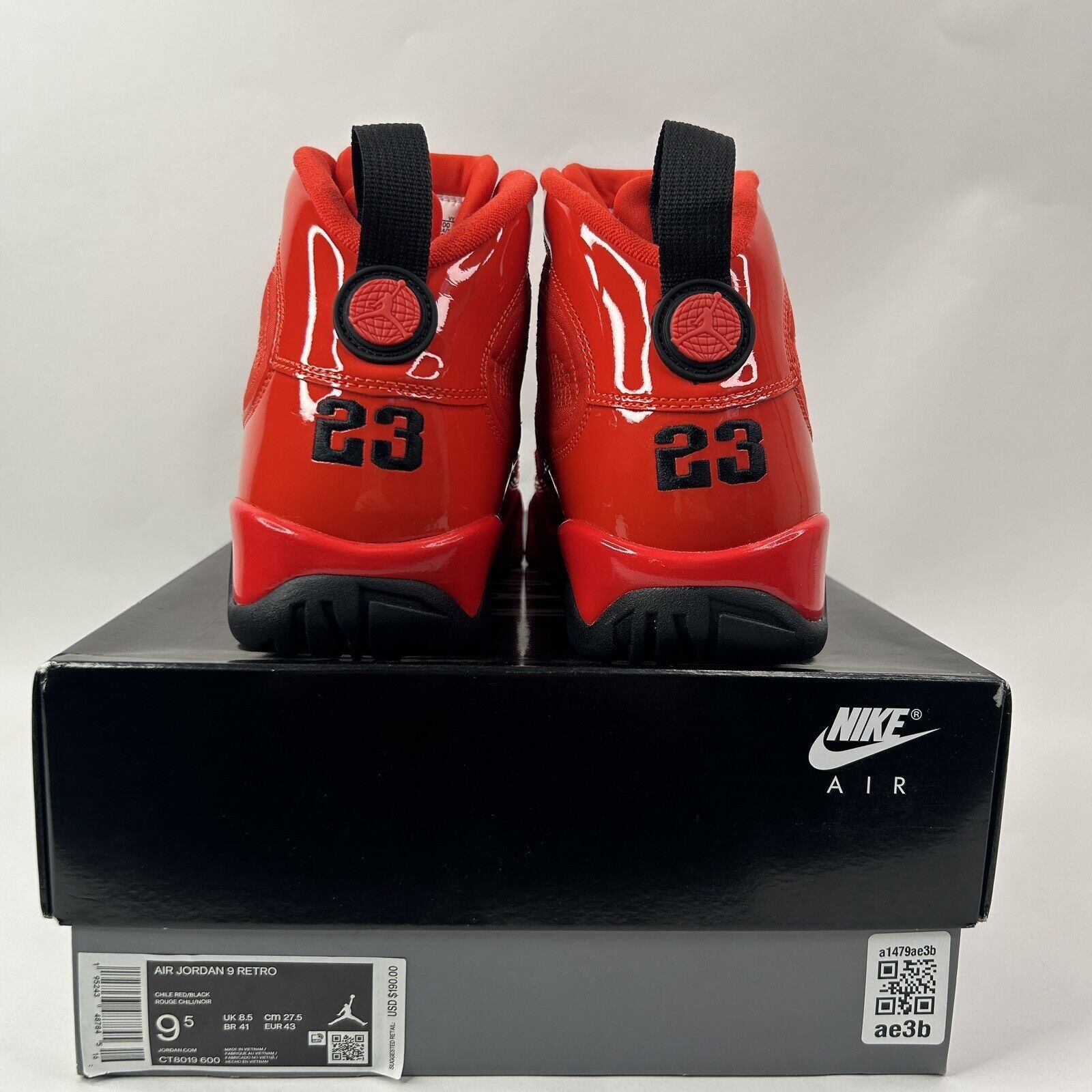 Nike Nike Air Jordan 9 Retro “Chile Red” 2024 Size US 9.5 / EU 42-43 - 4 Thumbnail