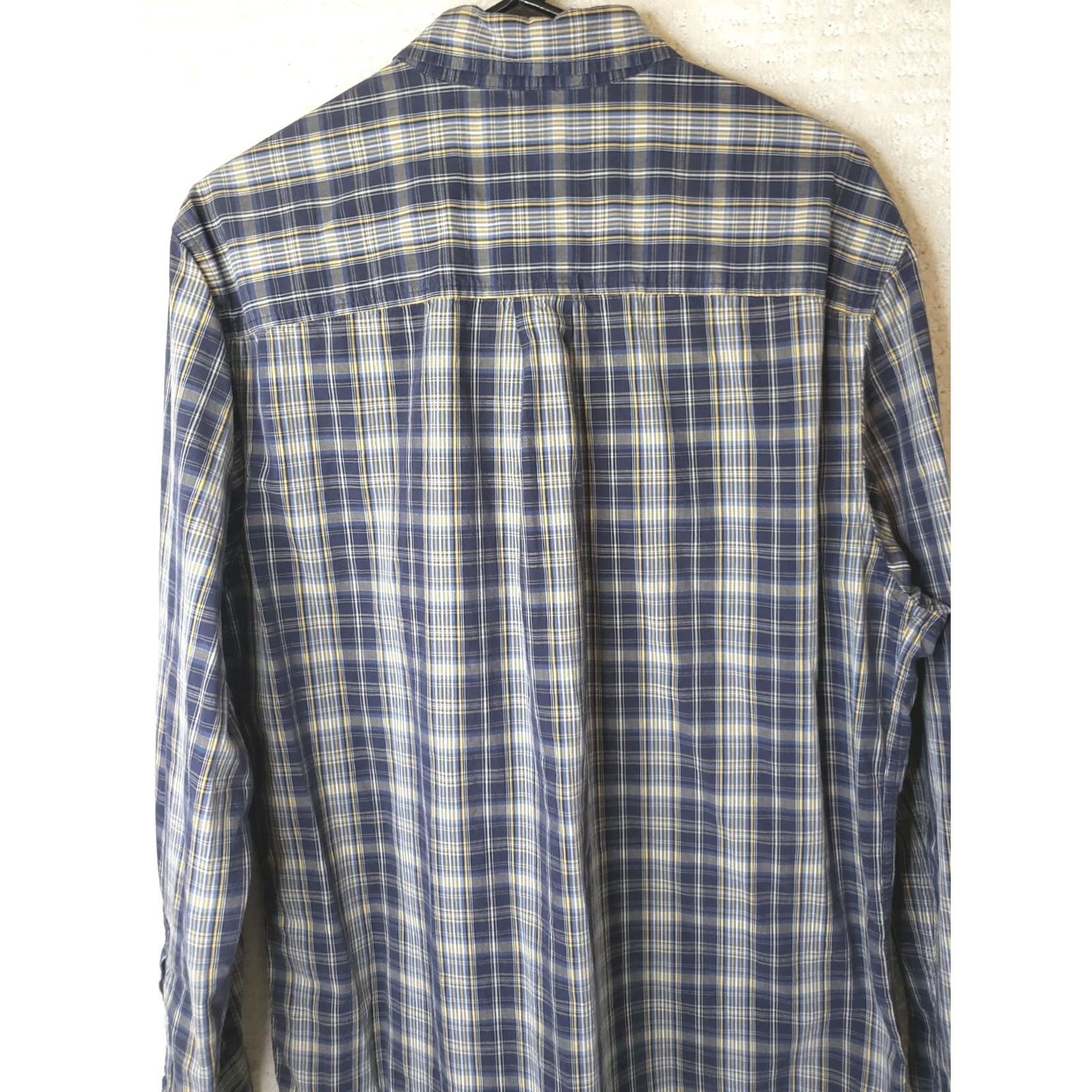 Timberland Timberland Shirt Mens Large Plaid Blue Button-Front Long-Sleeve Size US L / EU 52-54 / 3 - 7 Thumbnail