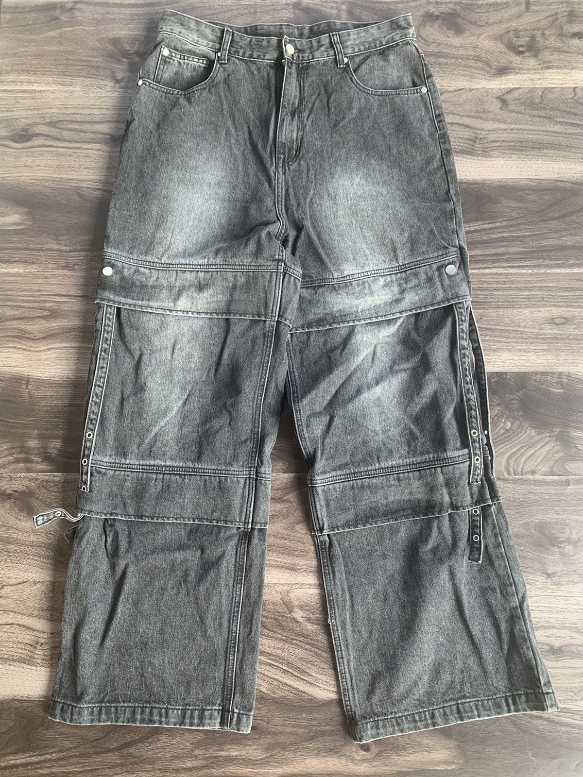 Vintage Baggy Jeans Pants Size US 33 - 1 Thumbnail