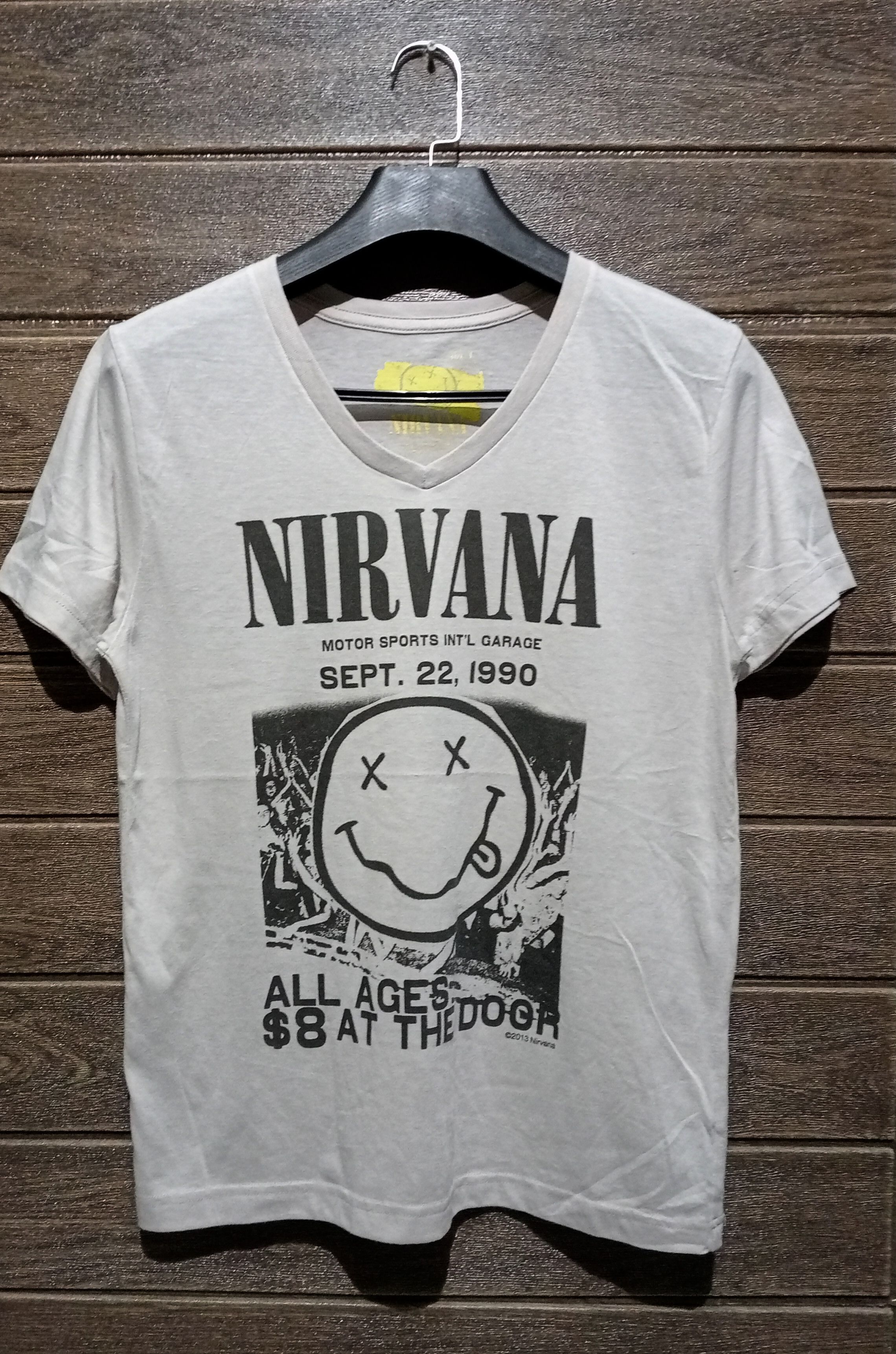 Nirvana Nirvana Motor Sports Int'l Garage Sept 22 1990 Tee Size US L / EU 52-54 / 3 - 1 Thumbnail