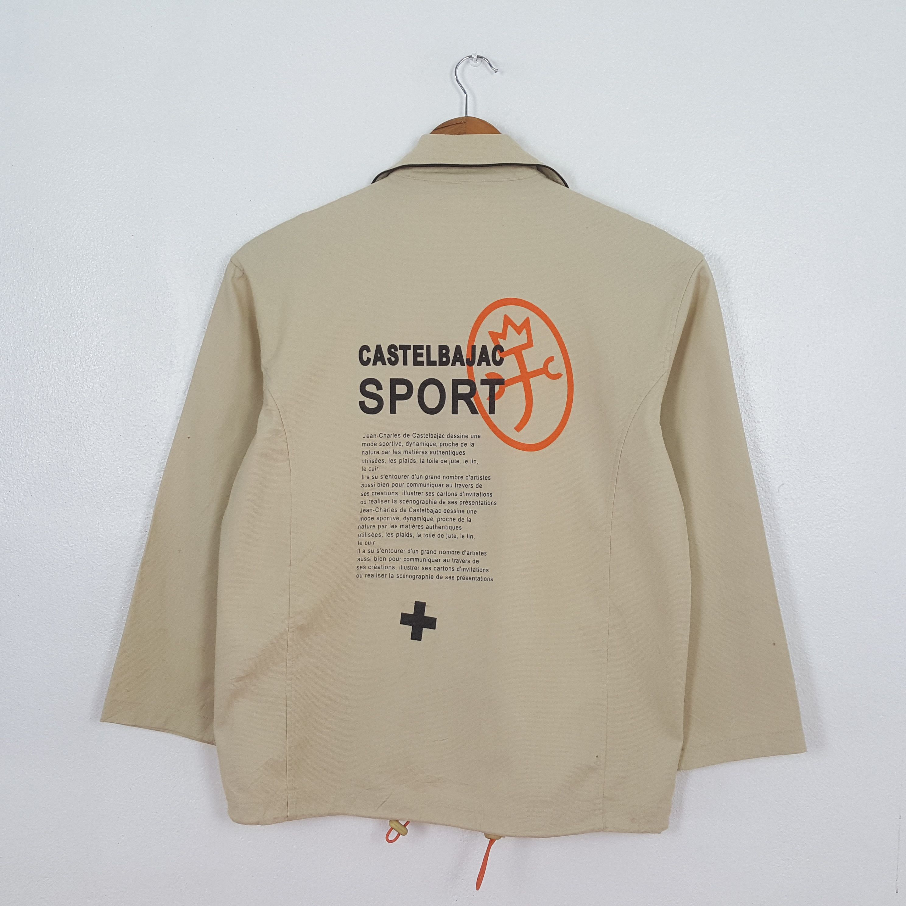 Jean Charles De Castelbajac Vintage Castelbajac Sport Big Logo Zipper Jacket C323N22 Size US M / EU 48-50 / 2 - 1 Thumbnail