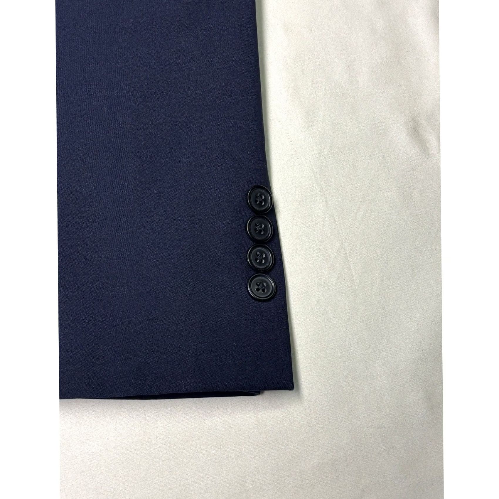 Brooks Brothers Brooks Brothers Madison Fit Navy Wool Blend Blazer Sport Coat Mens Size 46 Regular Size 46R - 3 Thumbnail