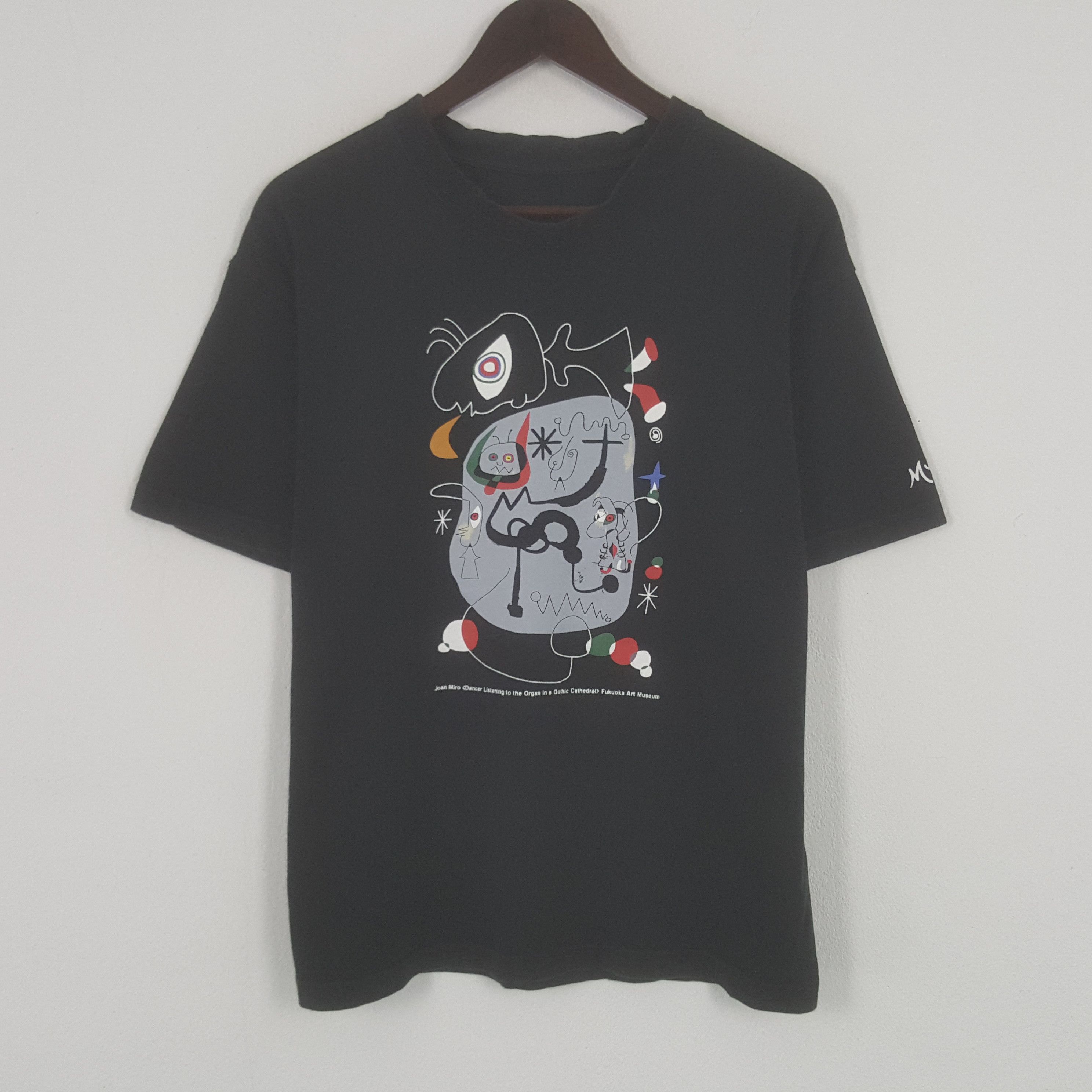 Vintage Vintage Joan Miro Art Tshirt Size US L / EU 52-54 / 3 - 1 Thumbnail