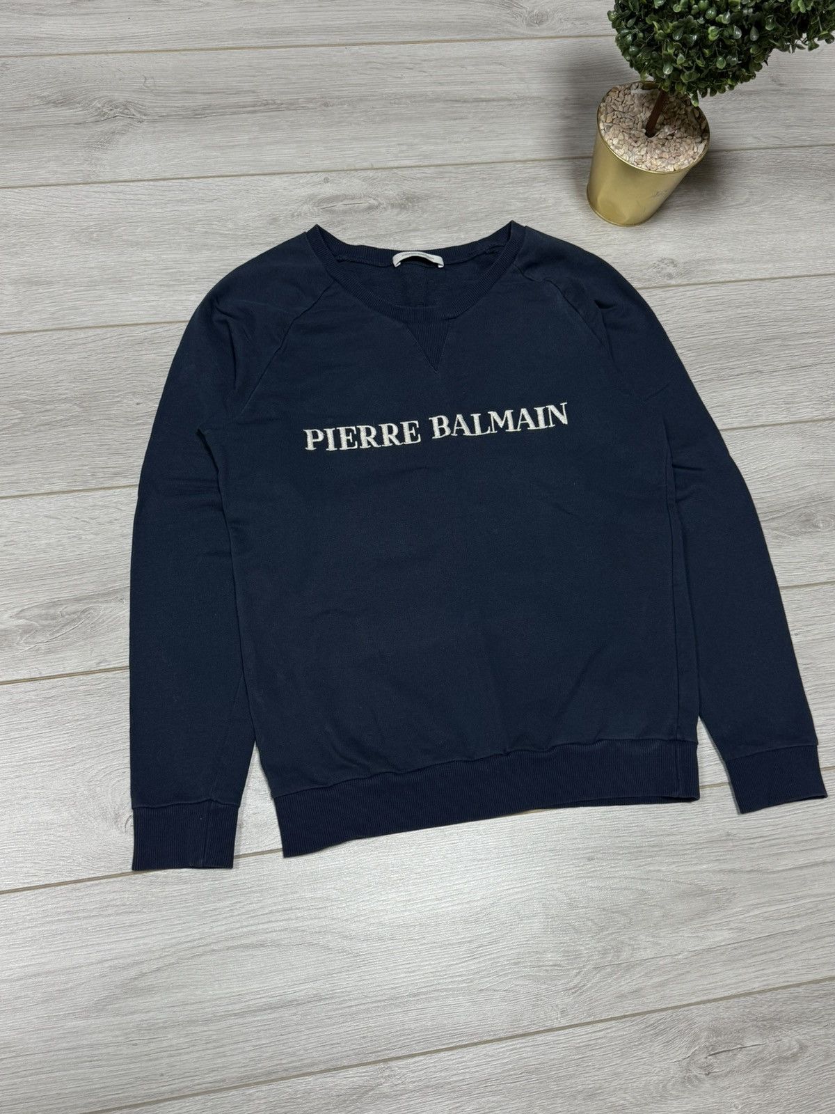 Pierre Balmain Pierre Balmain big embroidered logo letters sweatshirt Size US M / EU 48-50 / 2 - 2 Thumbnail