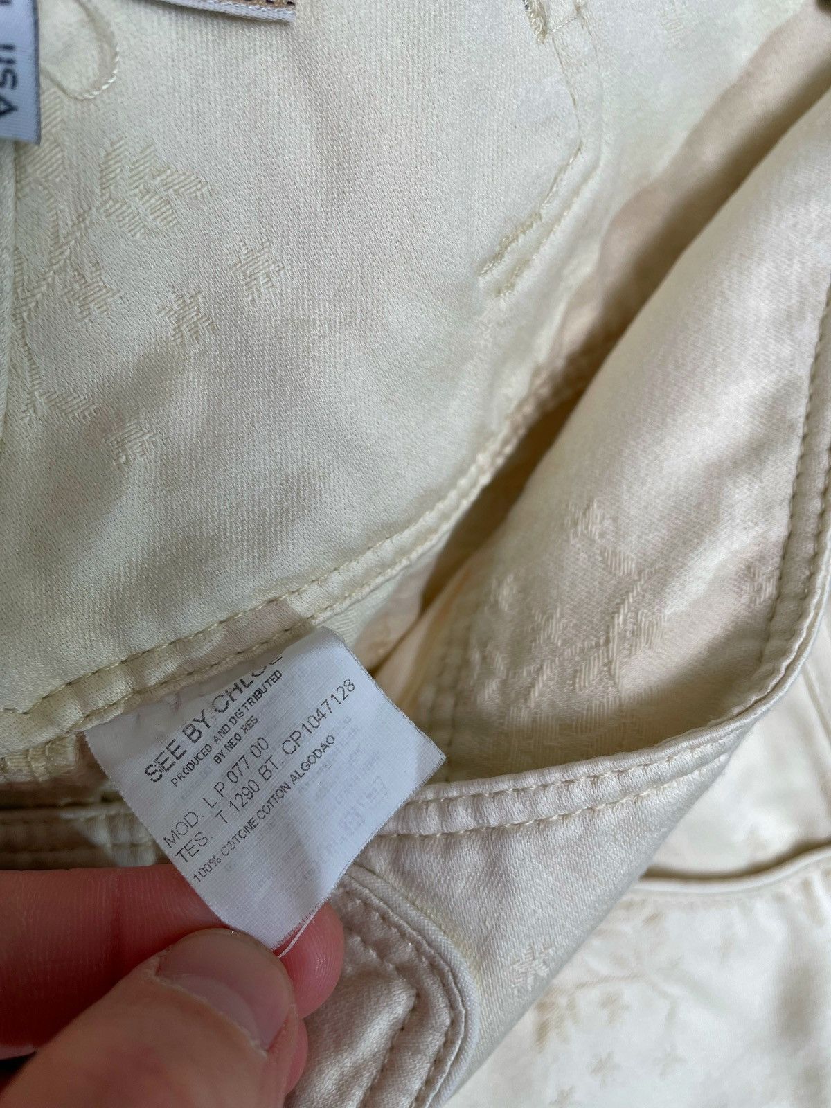 See by Chloe See by Chloe Women Straight Jeans Embroidered Luxury M-L Size 30" / US 8 / IT 44 - 8 Thumbnail