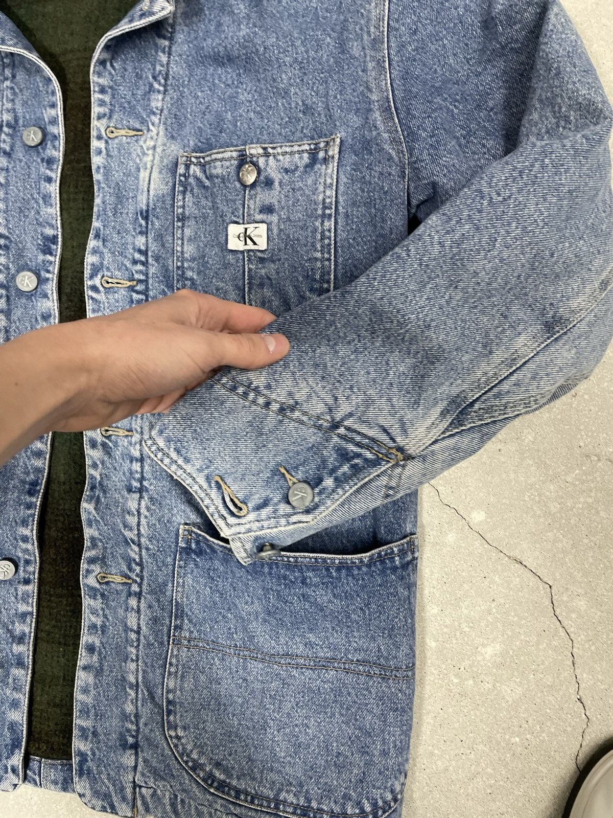 Calvin Klein × Vintage Vintage Calvin Klein denim jacket jeans coach Size US L / EU 52-54 / 3 - 8 Thumbnail