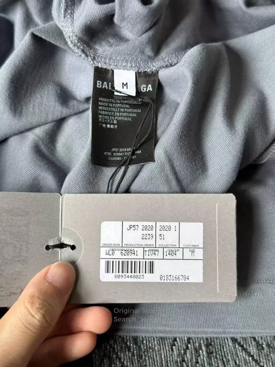 Balenciaga balenciaga gray blue short sleeve portrait tee. Size US S / EU 44-46 / 1 - 6 Thumbnail