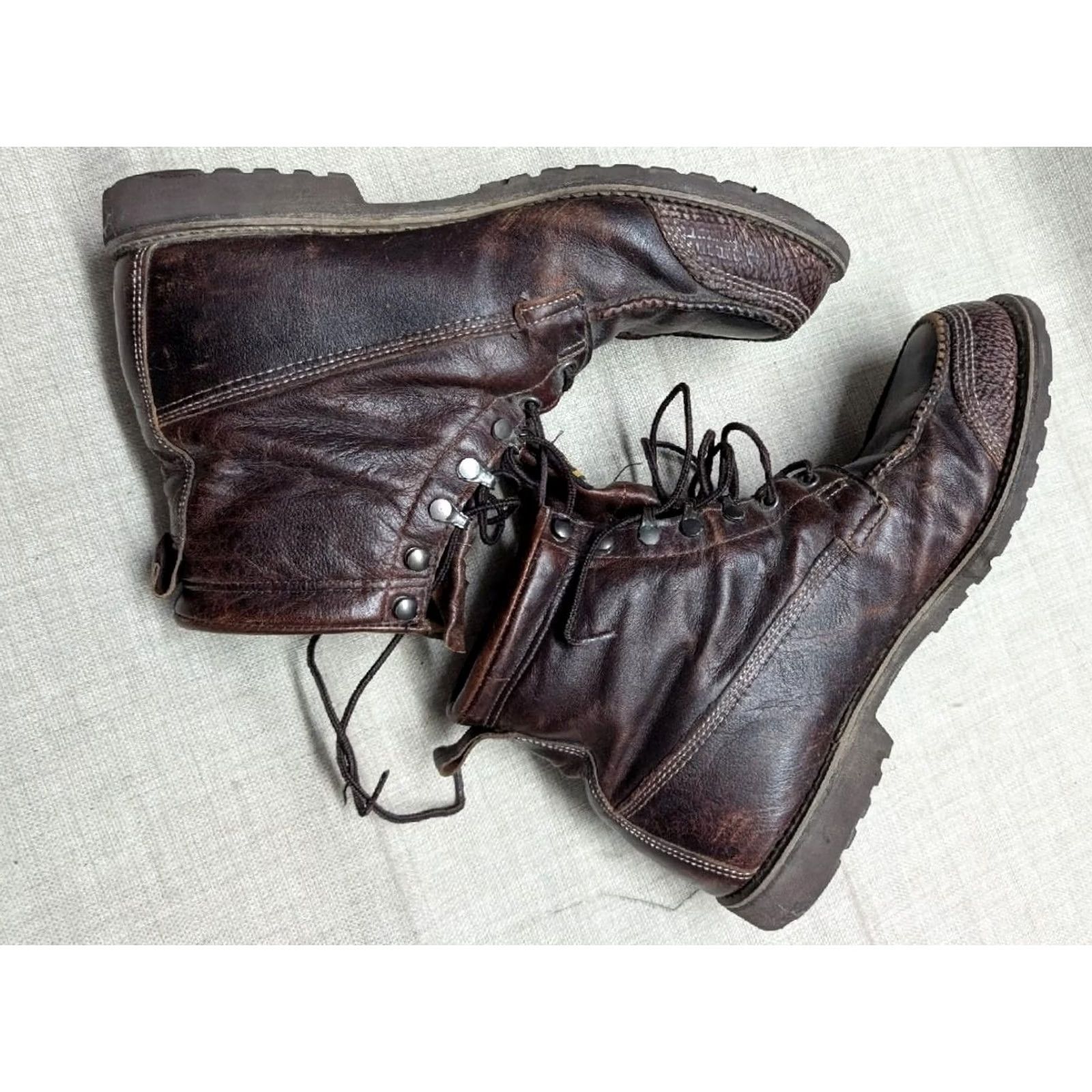 Vintage VINTAGE Browning hunting boot GORE-TEX brown leather 12 W safety toe Moc Toe Mens Boots Size US 12 / EU 45 - 3 Thumbnail