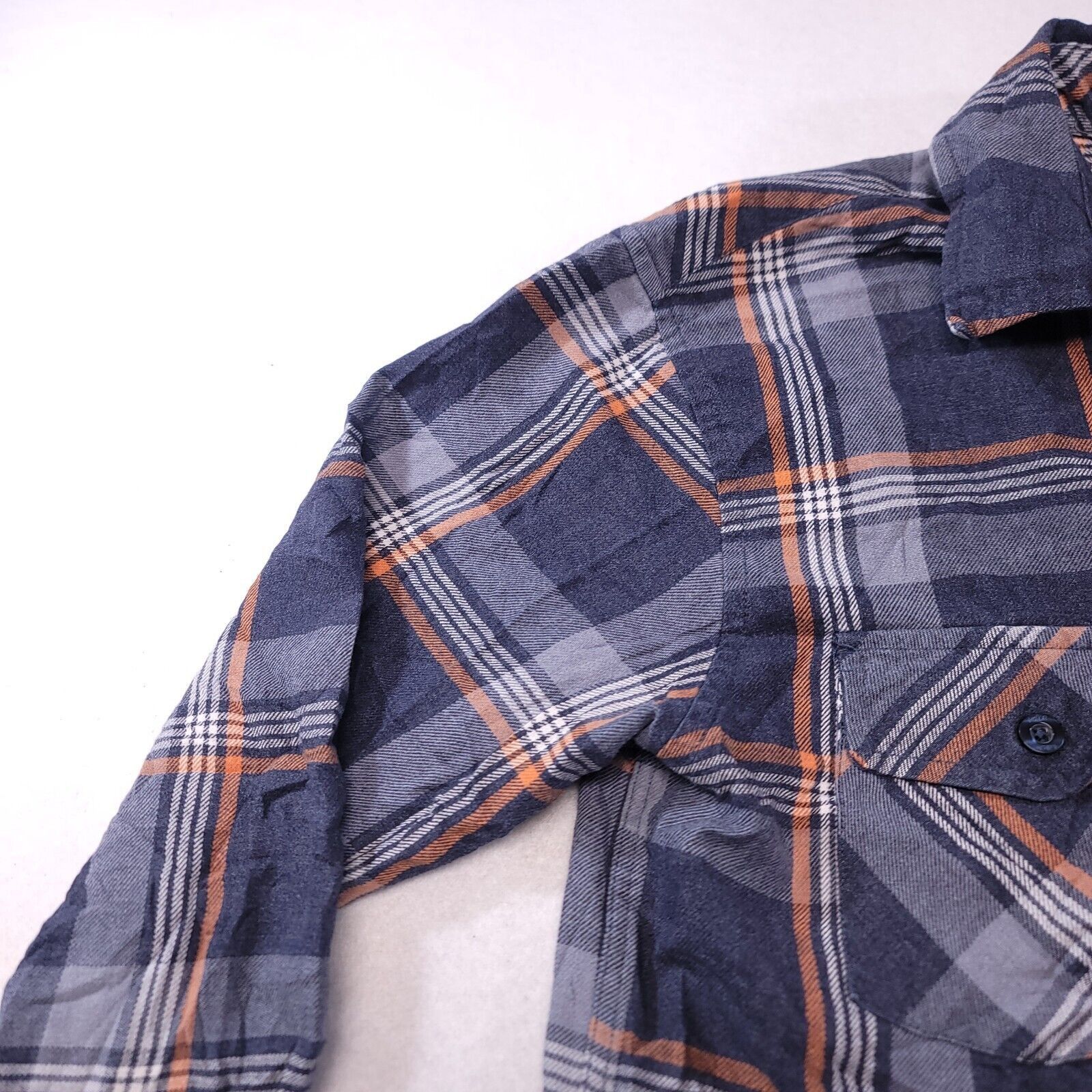 Valor Collective Valor Collective Madras Flannel Shirt Mens Size Small S Blue Size US S / EU 44-46 / 1 - 4 Thumbnail