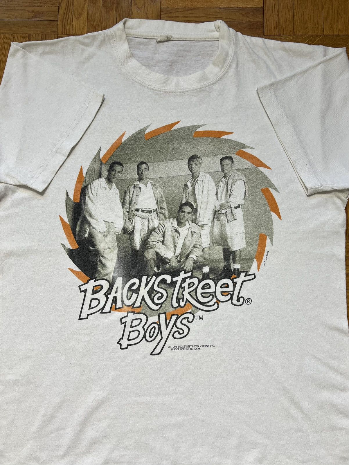 Band Tees × Vintage Backstreet Boys 1996 vintage tshirt white 90’s rare Size US M / EU 48-50 / 2 - 1 Thumbnail