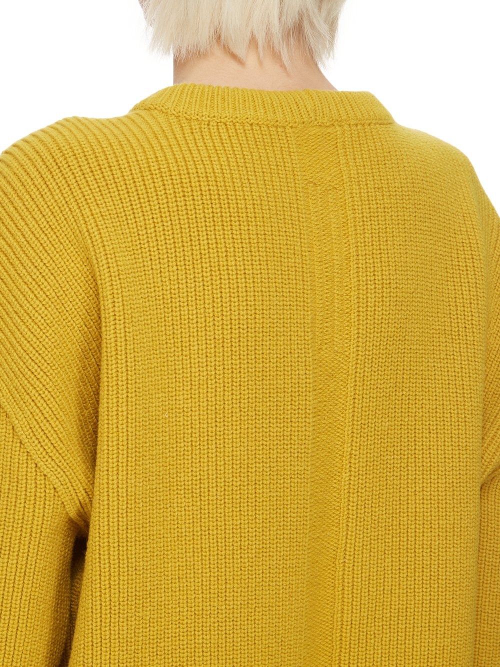 Rick Owens o1y0126 Crewneck Sweater in Marigold Size S / US 4 / IT 40 - 5 Thumbnail