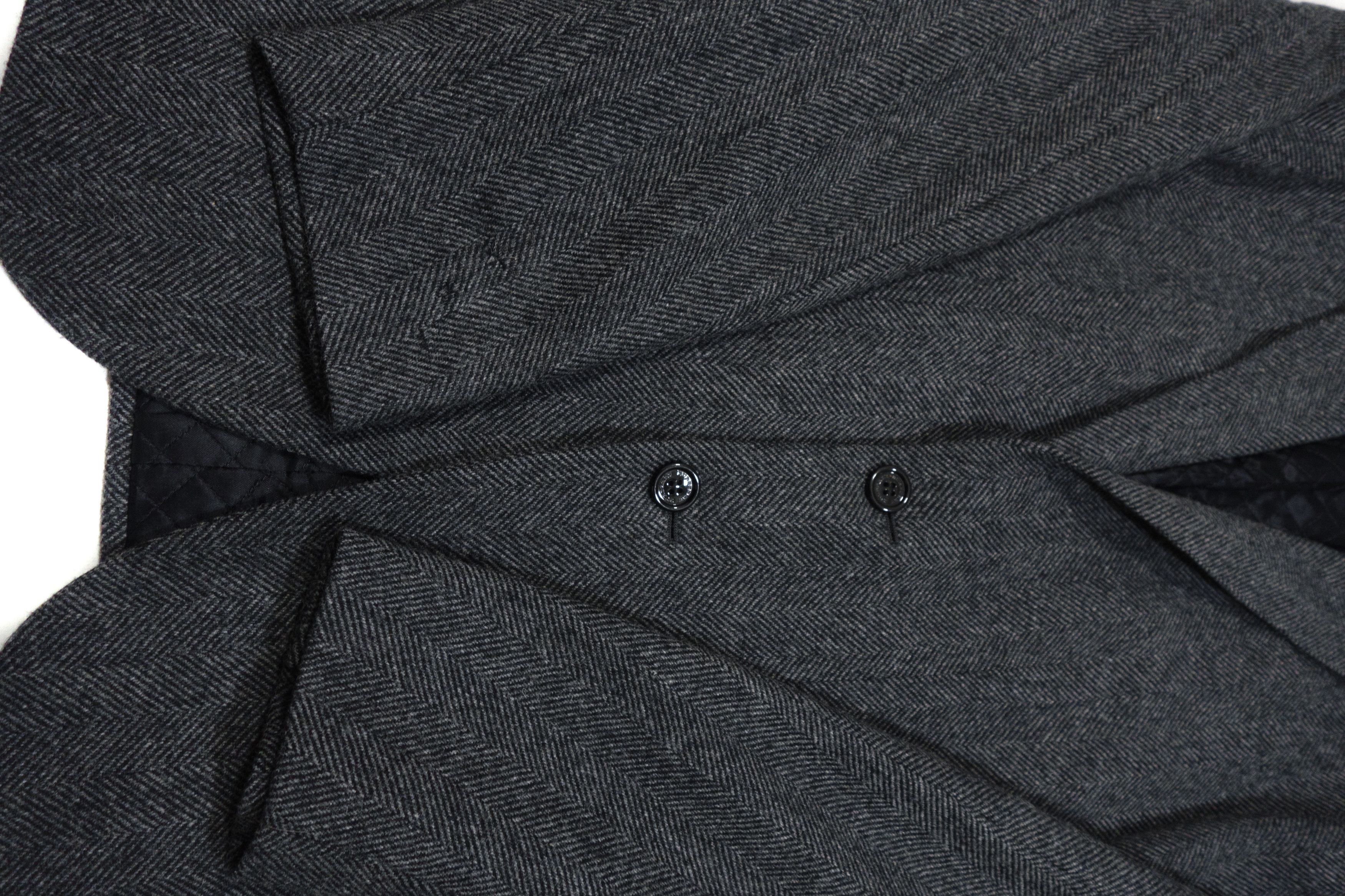 Burberry Herringbone Wool Blazer Jacket Size 46R - 5 Thumbnail